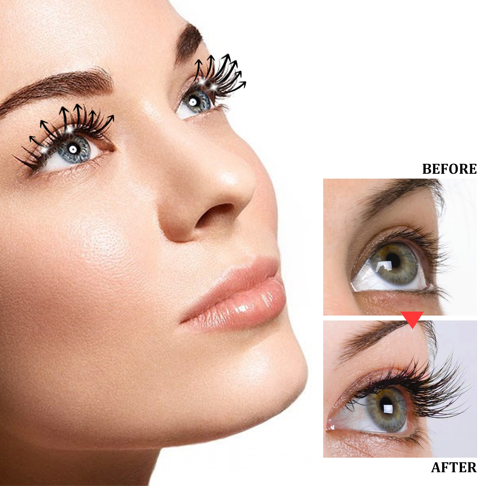 Castor Oil Eyelash Serum Nourishing Strengthening Conditioning For Natural Fuller Lashes Daily Beauty Care Routine 1 PCS
