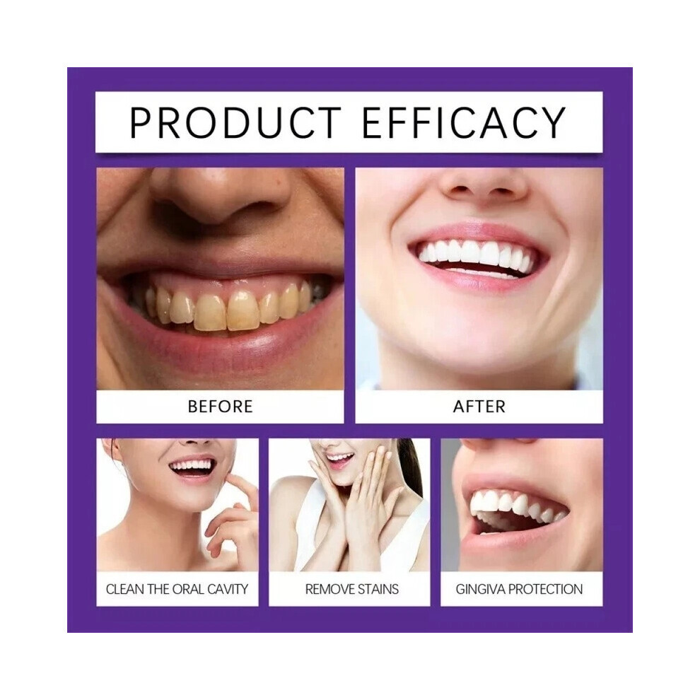2X 9D White Remineralizing Hydroxyapatite Tooth Powder Hydroxyapatite Teeth Whitening Powder Tooth Stain Removal