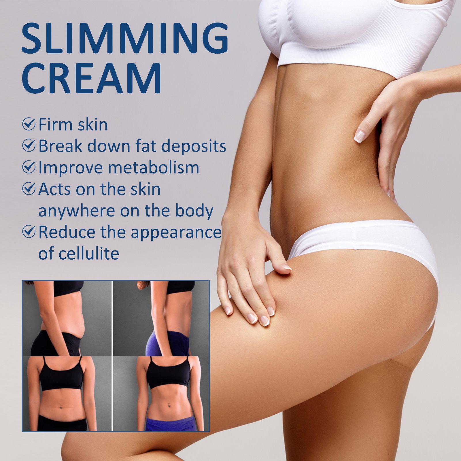 Body Firming Cream Shaping Massage For Abdomen Thighs Arms Daily Skin Care 30g