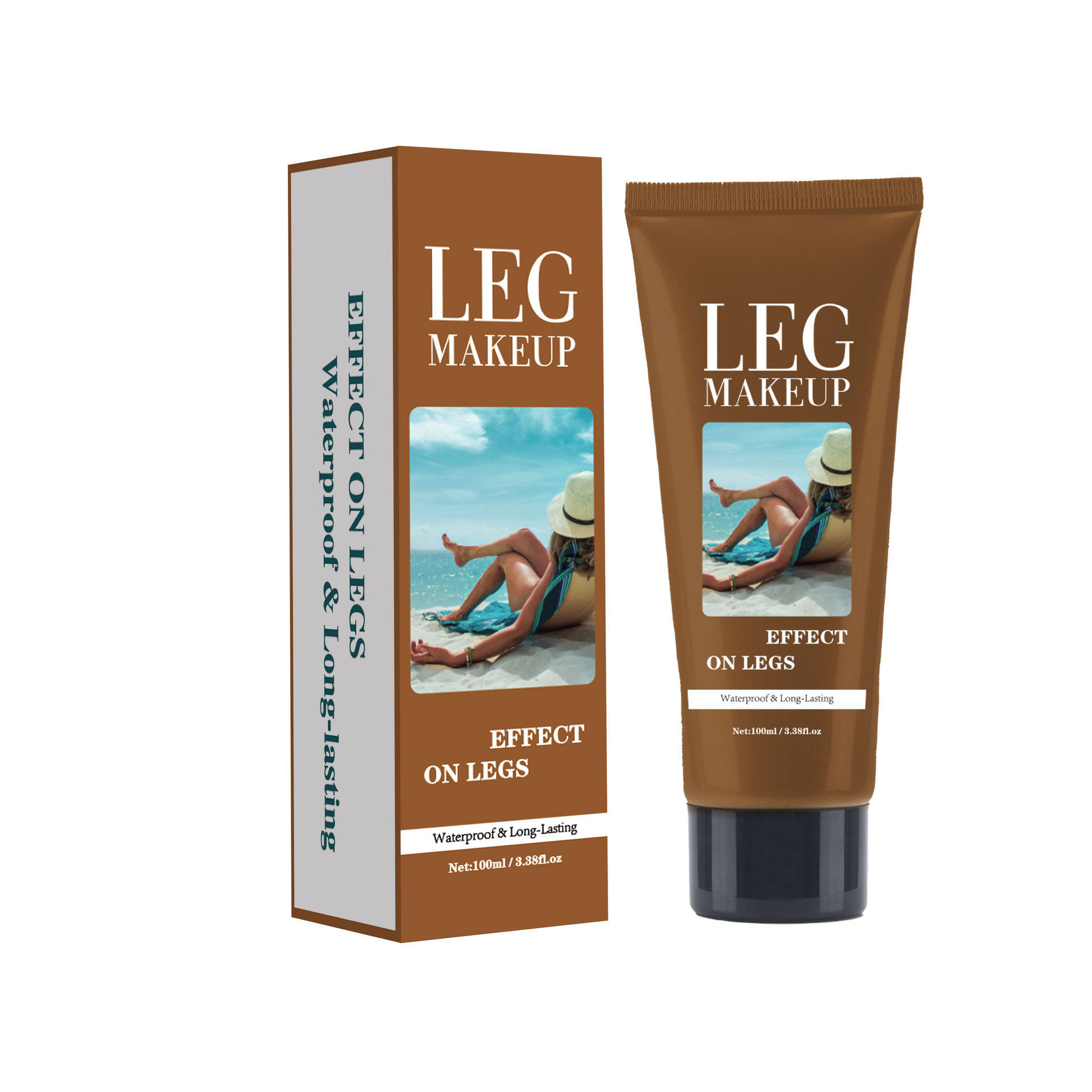 (A017) Leg Concealer Cream High Coverage Foundation Stick Waterproof Long Lasting Flawless Finish Lightweight 100ml