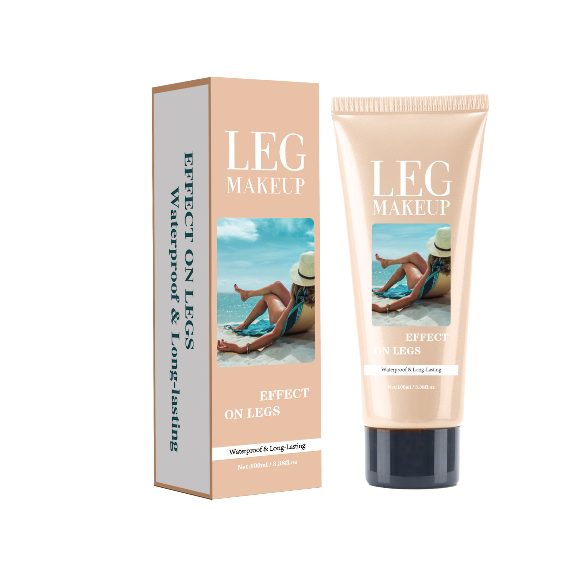 (A017) Leg Concealer Cream High Coverage Foundation Stick Waterproof Long Lasting Flawless Finish Lightweight 100ml