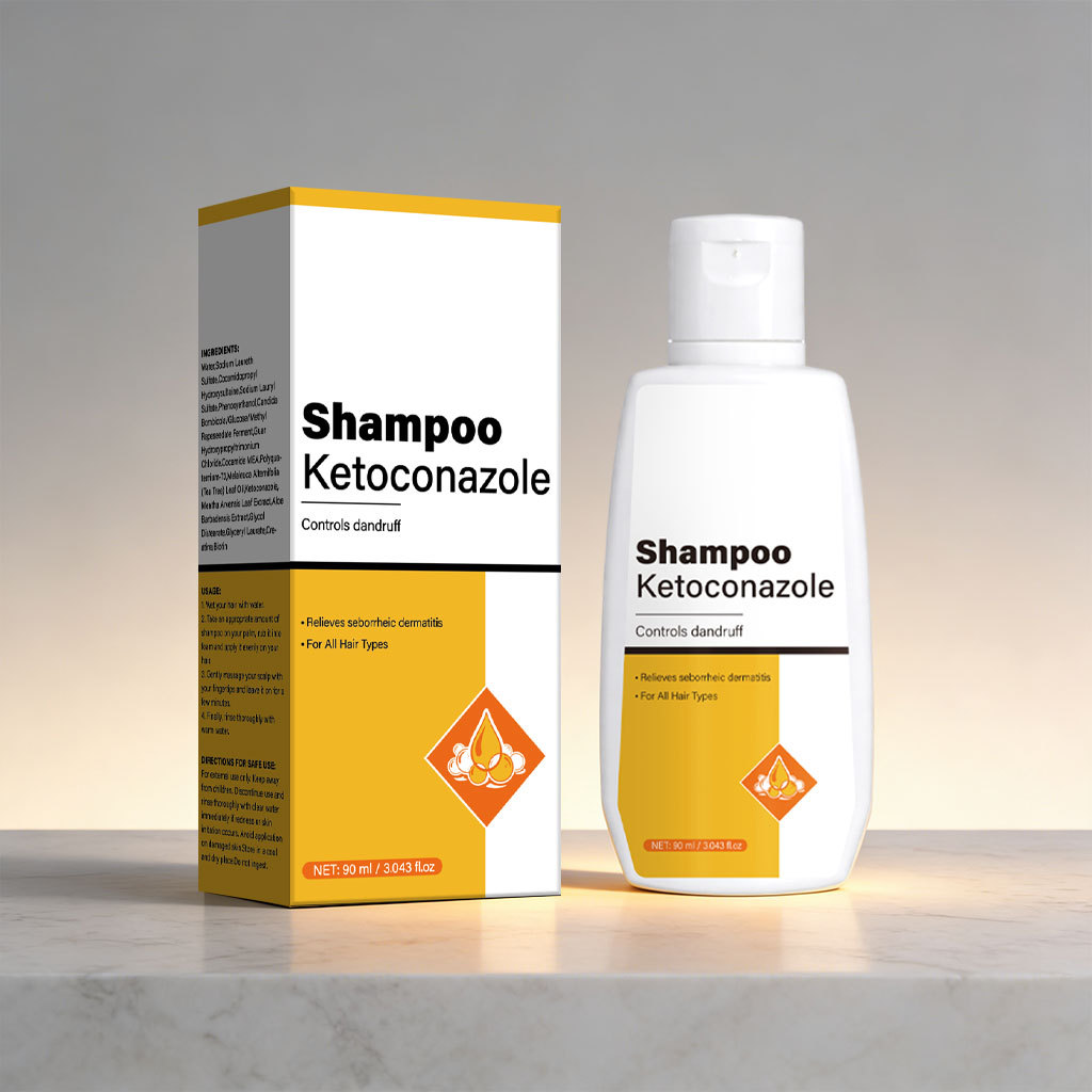 Ketoconazole Shampoo Anti Dandruff Scalp Treatment for Daily Hair Care Home Use 90ml
