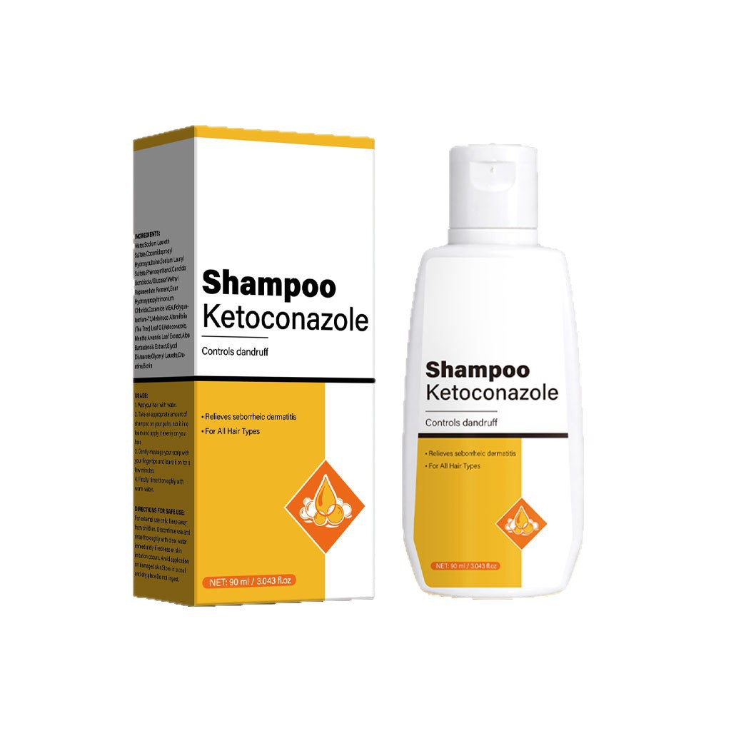 Ketoconazole Shampoo Anti Dandruff Scalp Treatment for Daily Hair Care Home Use 90ml