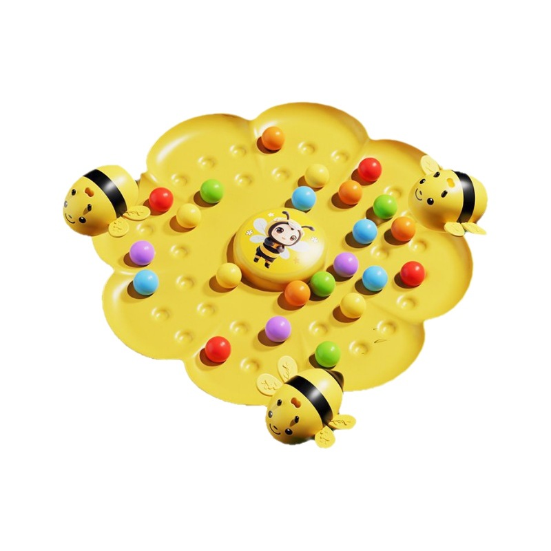 Little Bumblebee Multifunctional Board Game Puzzle Fishing Toys Interactive Educational Toys For Kids Christmas Gift Family Game
