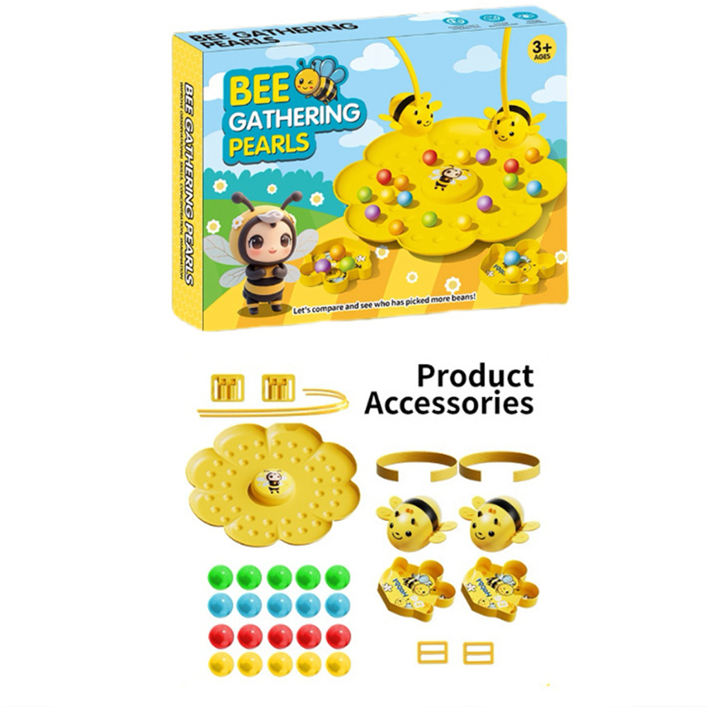 Little Bumblebee Multifunctional Board Game Puzzle Fishing Toys Interactive Educational Toys For Kids Christmas Gift Family Game