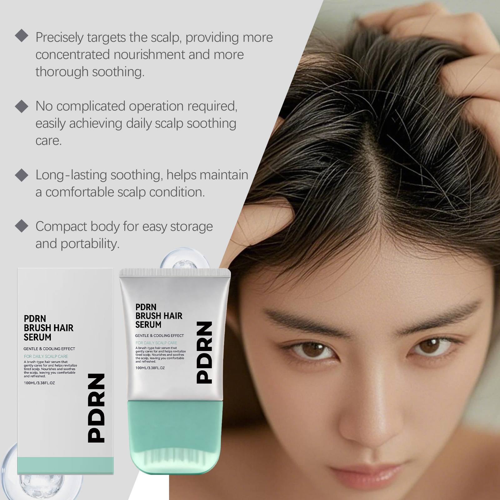 Scalp Moisturizing Essence Light Fresh Fragrant Comfort Hydrating Daily Hair Care Product For Smooth Tresses