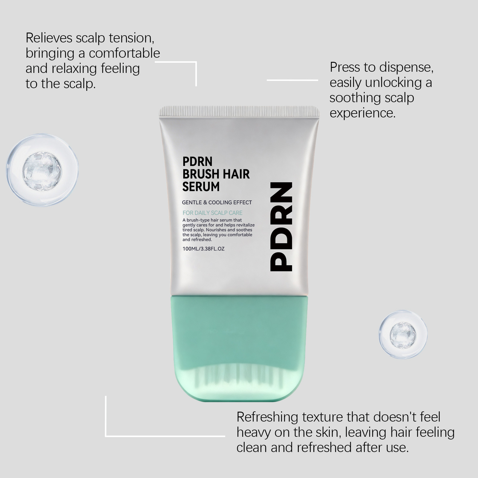 Scalp Moisturizing Essence Light Fresh Fragrant Comfort Hydrating Daily Hair Care Product For Smooth Tresses