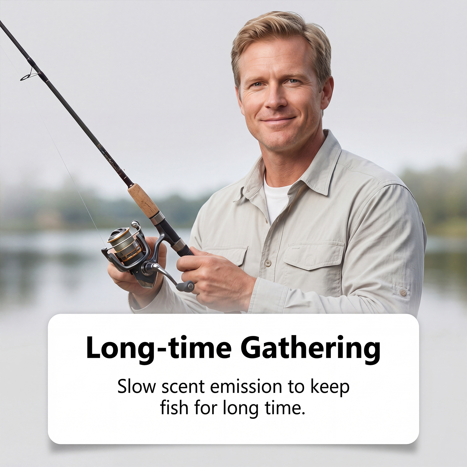 Fish Attractant Daily Convenient Feeding Bait Lure Freshwater Wild Fishing Reservoir River Angling Additive Feed Temptation Substance