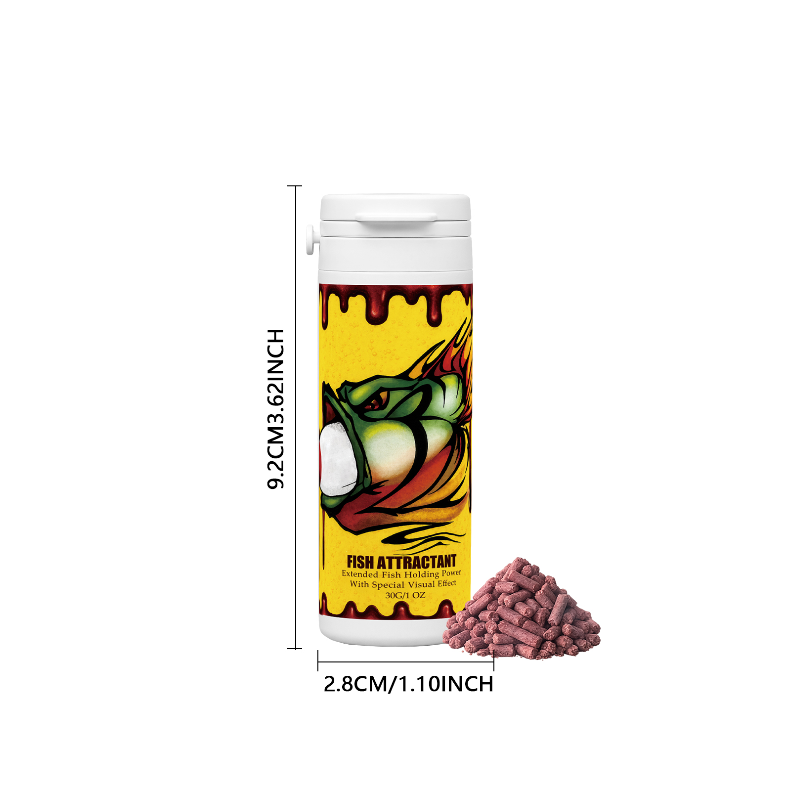 Fish Attractant Daily Convenient Feeding Bait Lure Freshwater Wild Fishing Reservoir River Angling Additive Feed Temptation Substance