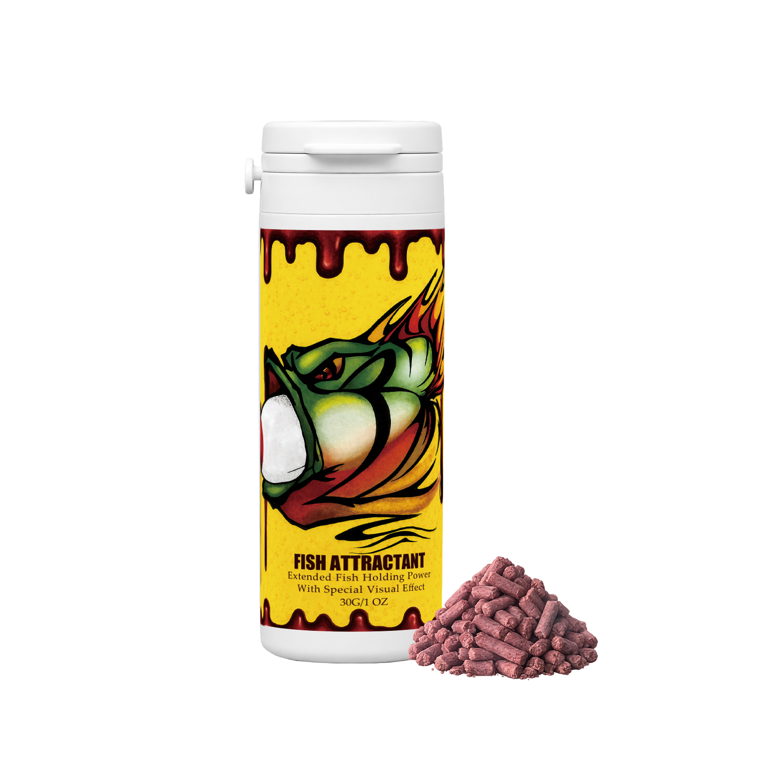 Fish Attractant Daily Convenient Feeding Bait Lure Freshwater Wild Fishing Reservoir River Angling Additive Feed Temptation Substance