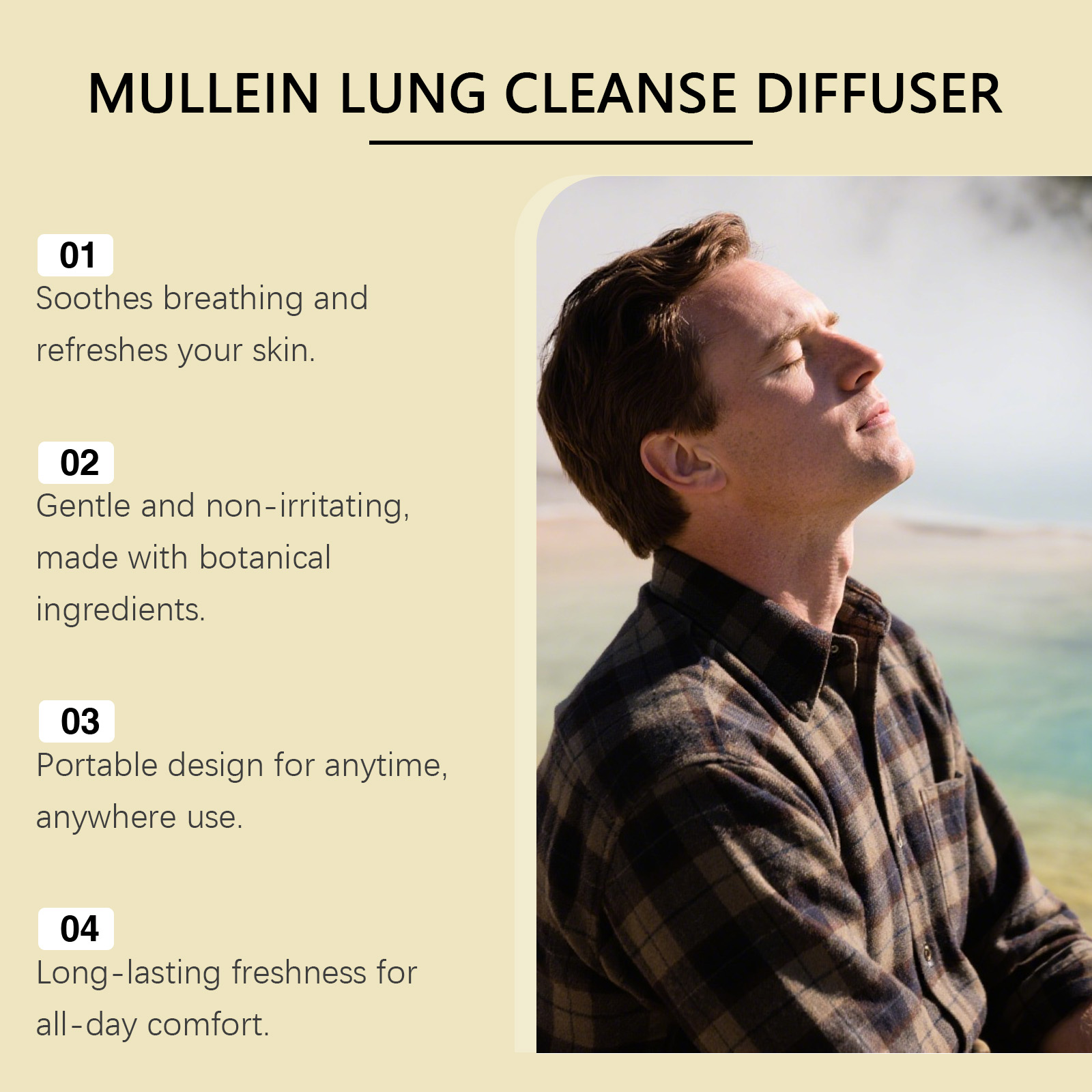 Herbal Fresh Breathing Stick Mild Natural Ingredients Nourish Body Portable Massage Care For Daily Personal Carry Use