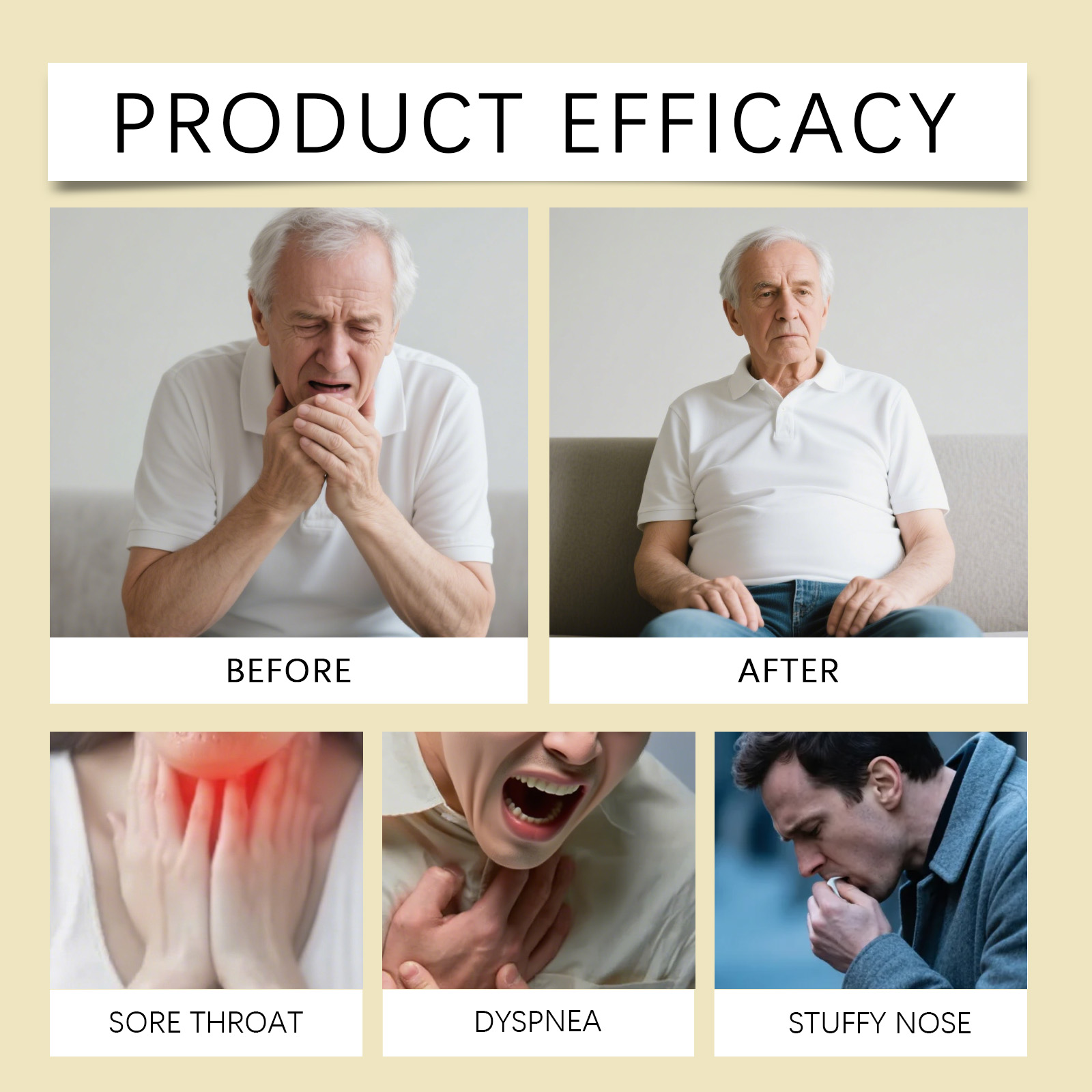 Herbal Fresh Breathing Stick Mild Natural Ingredients Nourish Body Portable Massage Care For Daily Personal Carry Use