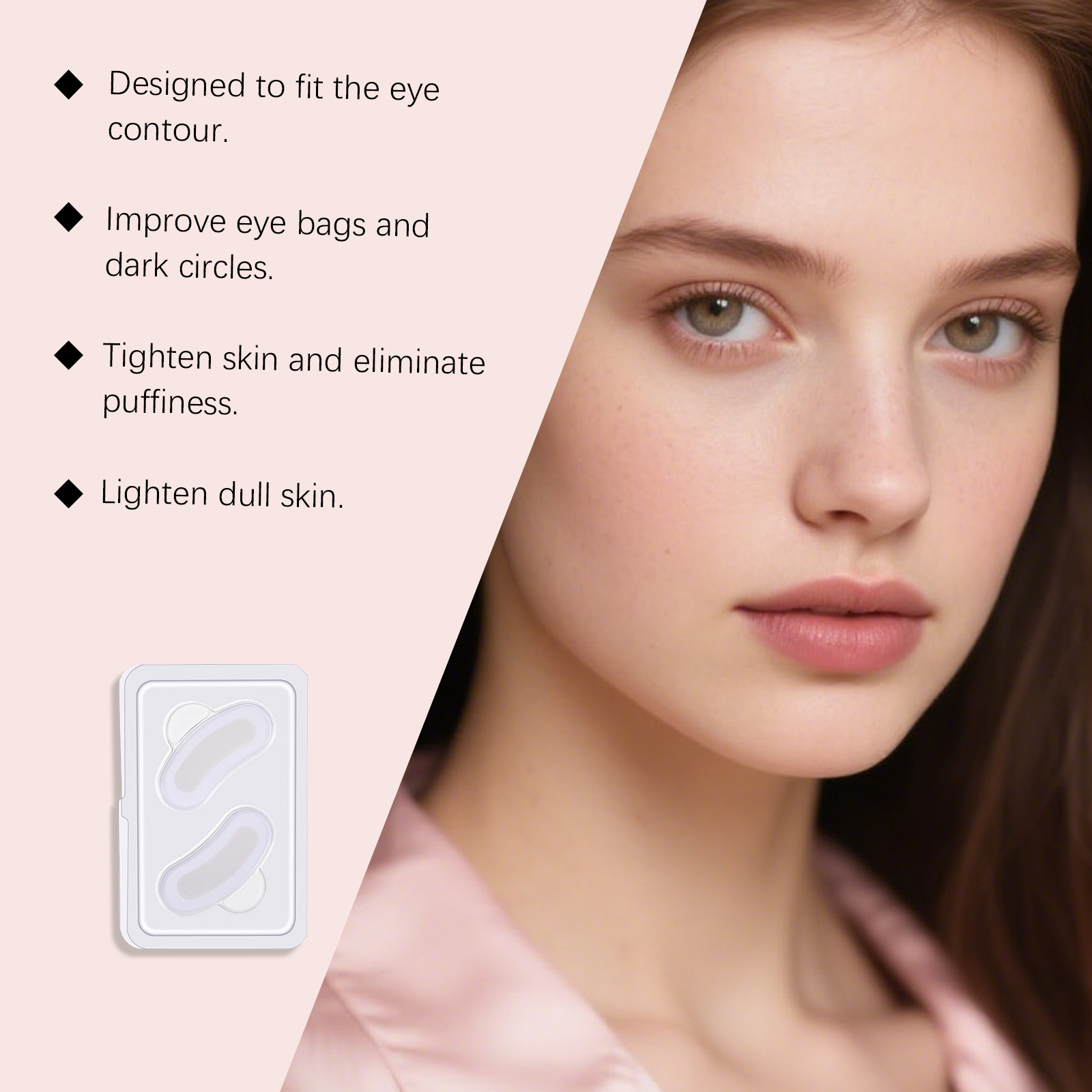Eye Care Patch Mild Hydrating Elastic Delicate Silky Moisturizing Daily Skin Treatment For Eyes