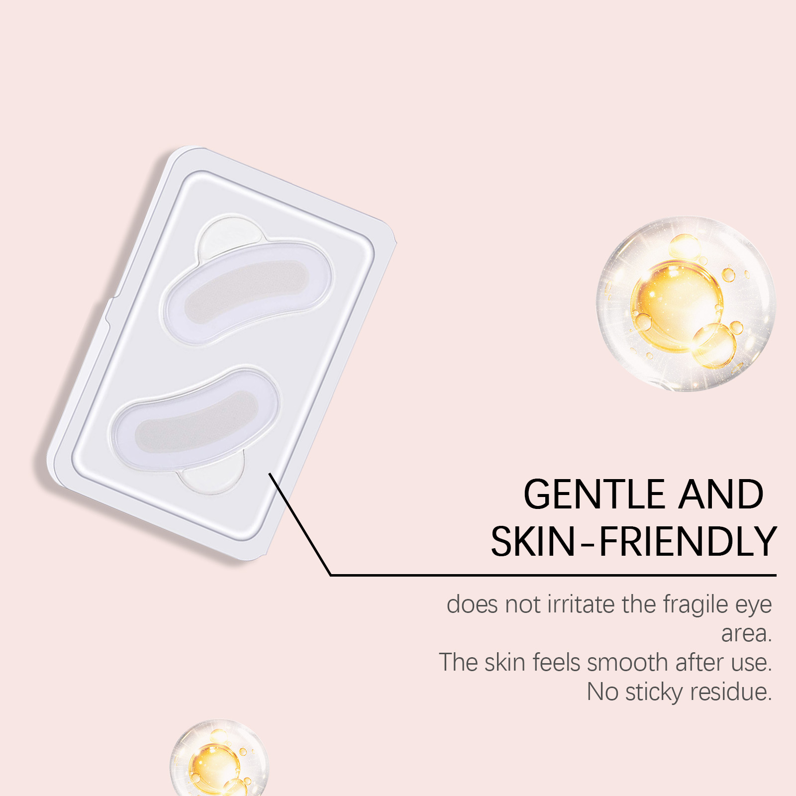 Eye Care Patch Mild Hydrating Elastic Delicate Silky Moisturizing Daily Skin Treatment For Eyes