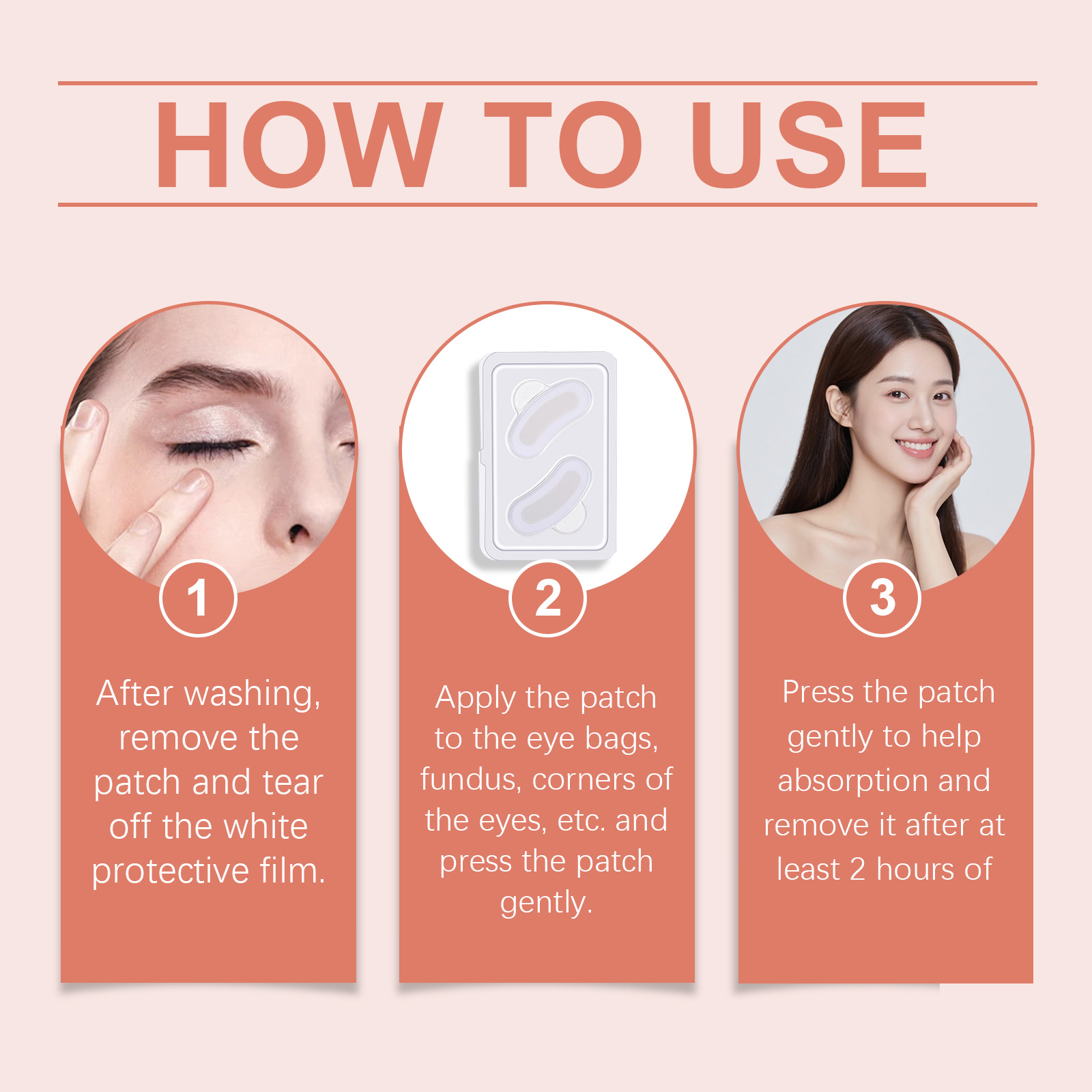 Eye Care Patch Mild Hydrating Elastic Delicate Silky Moisturizing Daily Skin Treatment For Eyes