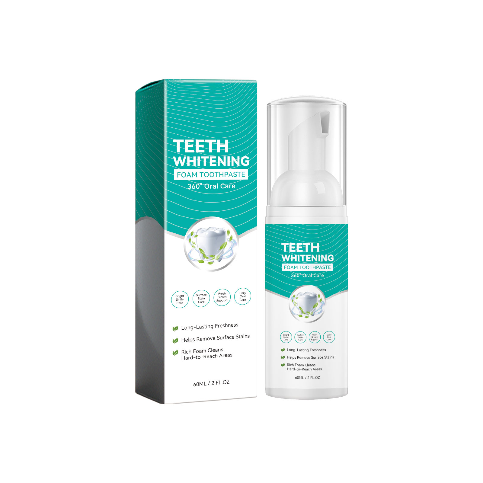 Press Foam Toothpaste Portable Rich Bubbles Mild Clean Yellow Remove Bright Teeth Fresh Breath Carry Short Trip Use