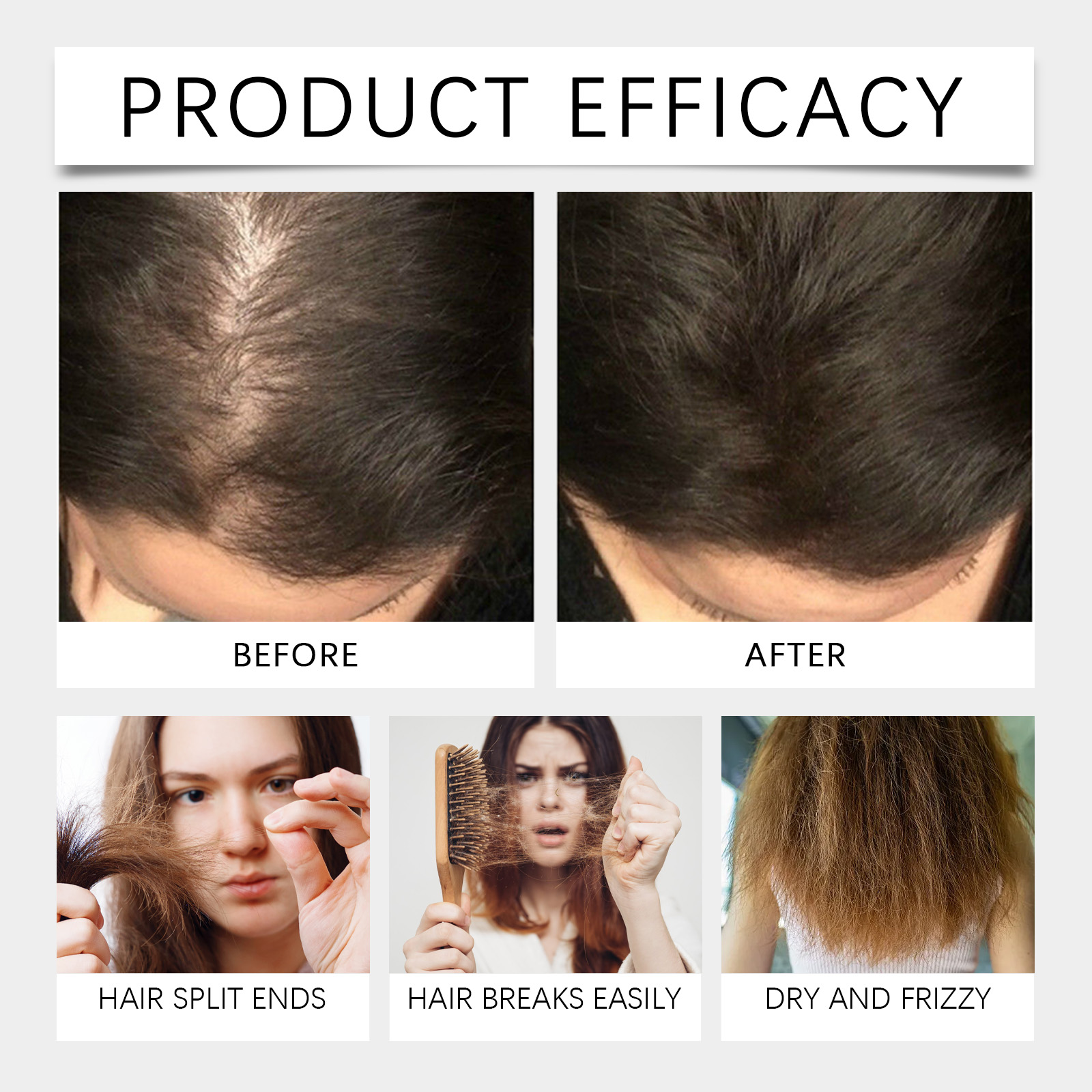 Moisturizing Hydrating Hair Care Spray Mild Nourishing Soft Smooth Protect Scalp Hair Tip Daily Maintenance