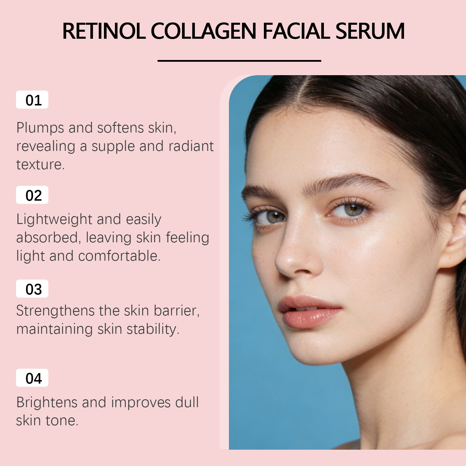 Collagen Facial Essence Light Hydrating Moisturizing Nourishing Daily Brightening Care For Face Skin