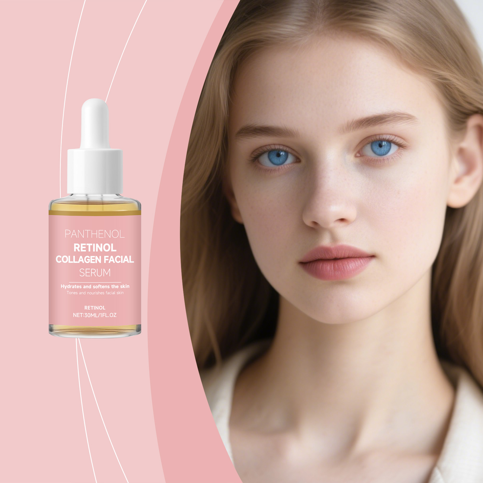 Collagen Facial Essence Light Hydrating Moisturizing Nourishing Daily Brightening Care For Face Skin