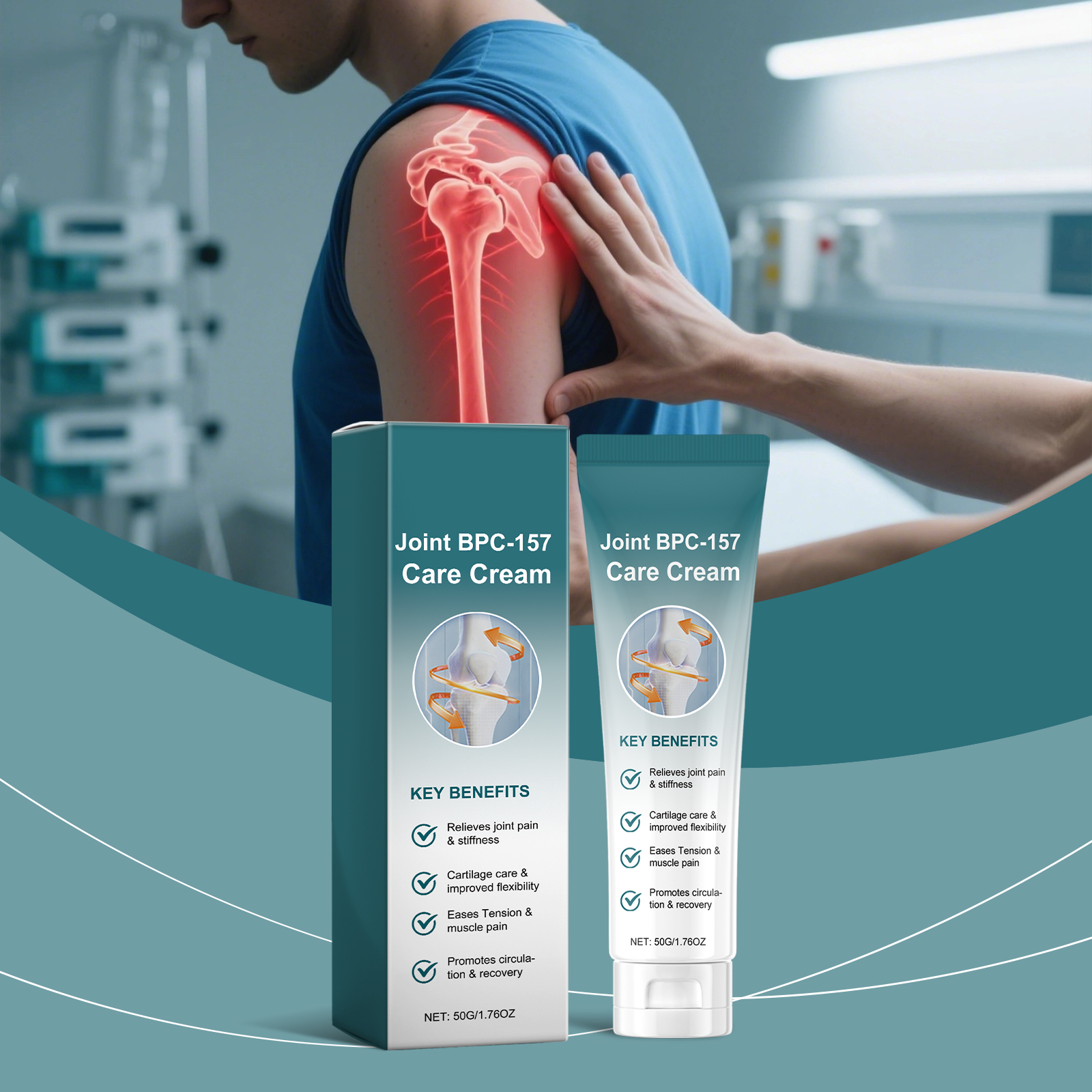 Joint Care Cream Mild Formula Nourish Soothe Daily Care External Apply Massage Body Treatment Lotion