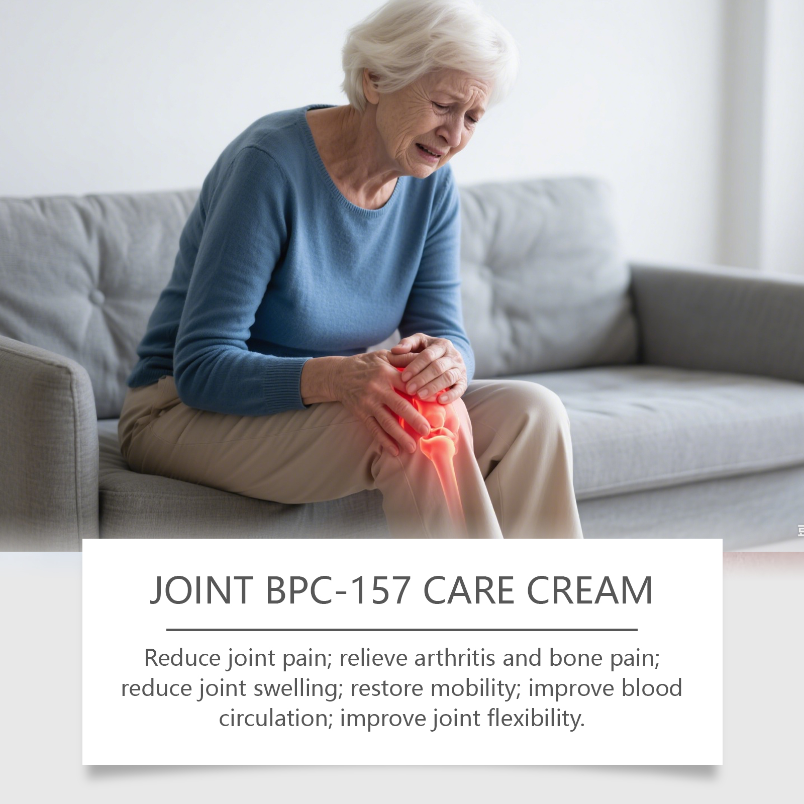 Joint Care Cream Mild Formula Nourish Soothe Daily Care External Apply Massage Body Treatment Lotion