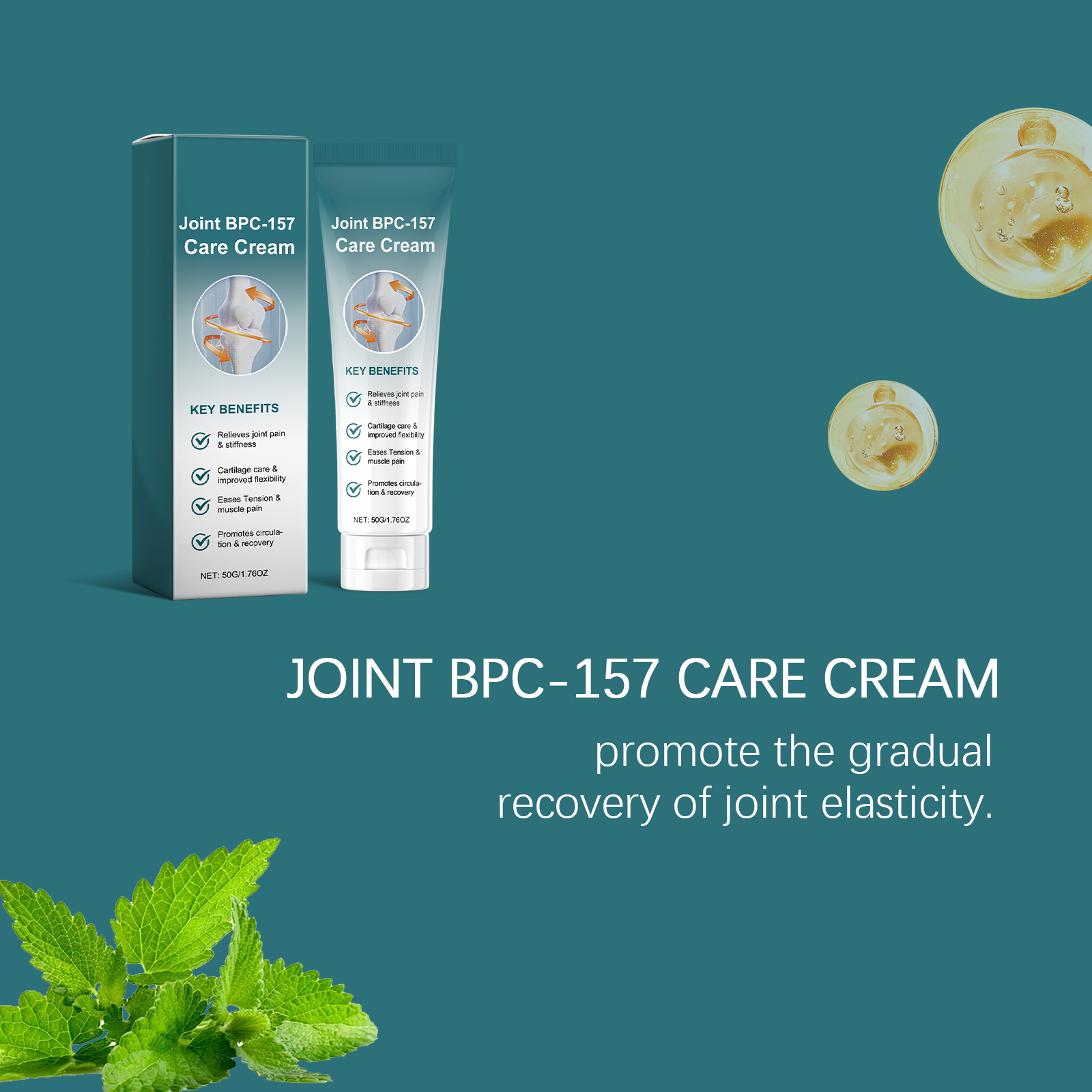 Joint Care Cream Mild Formula Nourish Soothe Daily Care External Apply Massage Body Treatment Lotion