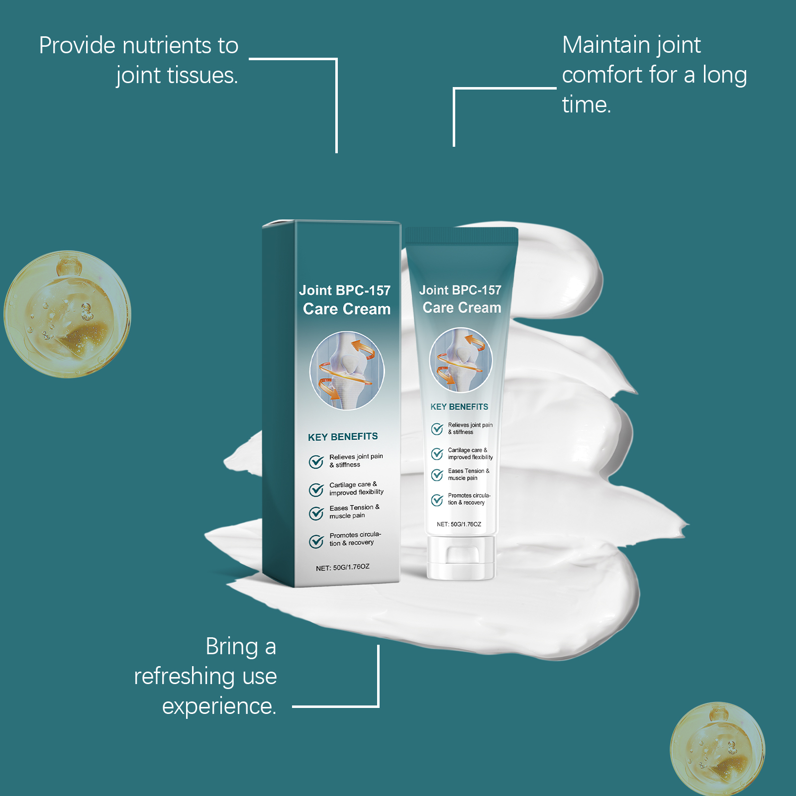 Joint Care Cream Mild Formula Nourish Soothe Daily Care External Apply Massage Body Treatment Lotion