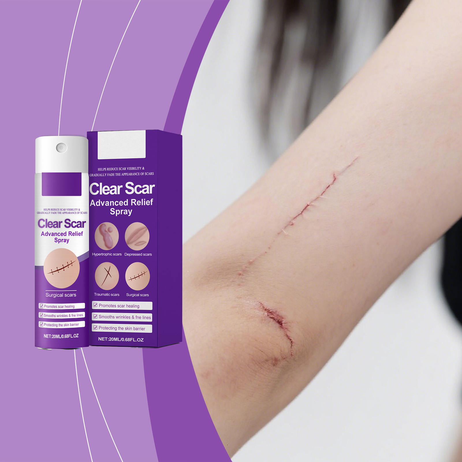 Skin Care Spray Mild Formula Nourish Smooth Delicate Soft External Apply Skin Treatment