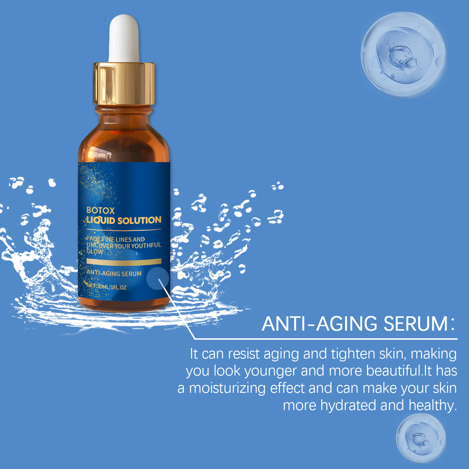 Firming Elastic Essence Liquid Mild Nourish Elastic Shiny Silky Hydrate Facial Skin Care