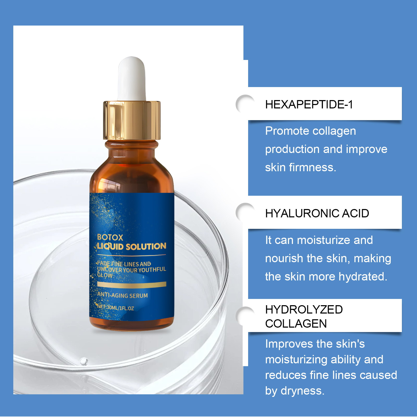 Firming Elastic Essence Liquid Mild Nourish Elastic Shiny Silky Hydrate Facial Skin Care