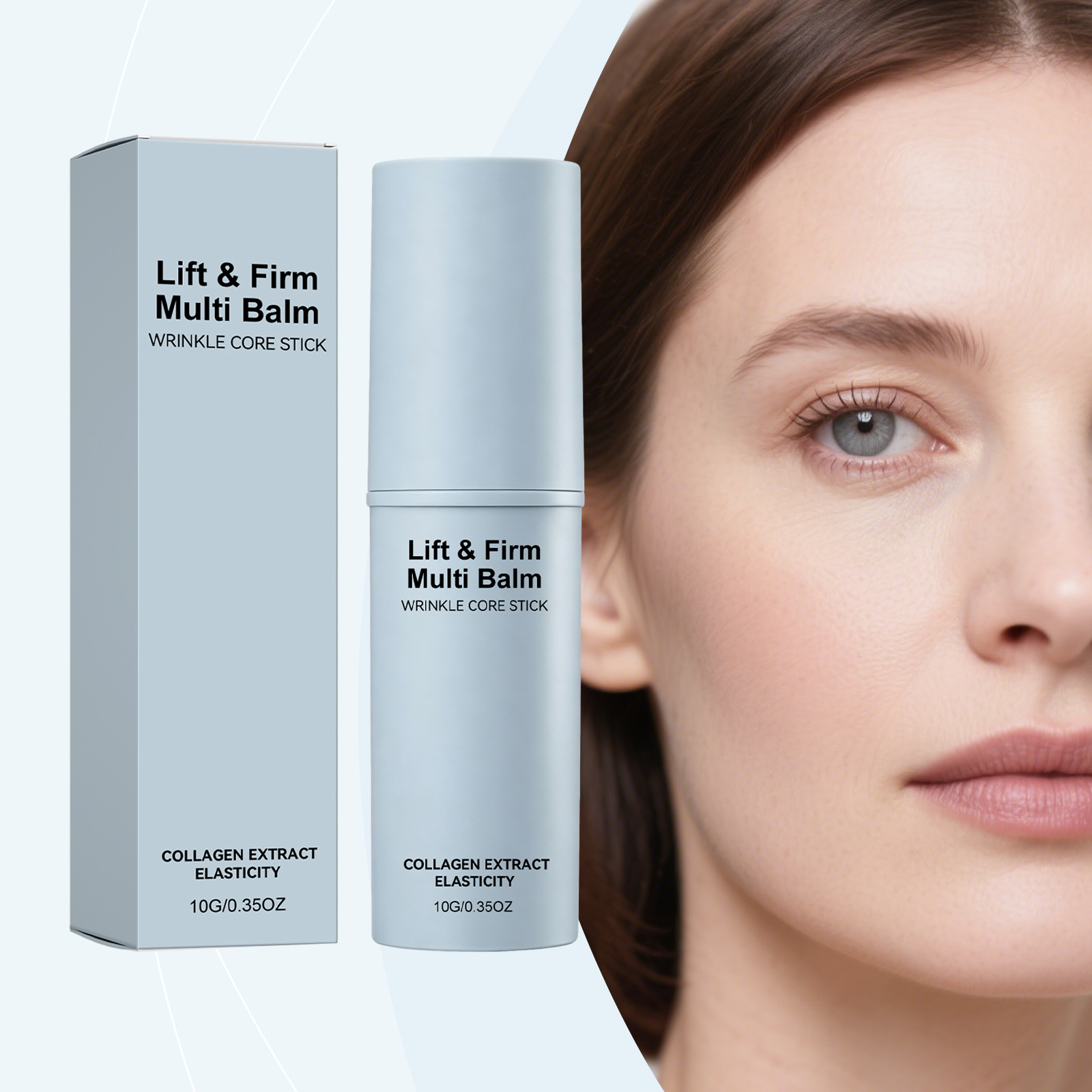 Multi Effect Eye Cream Stick Mild Moisturizing Light Texture Easy Smear Daily Convenient Skin Care For Eye Area