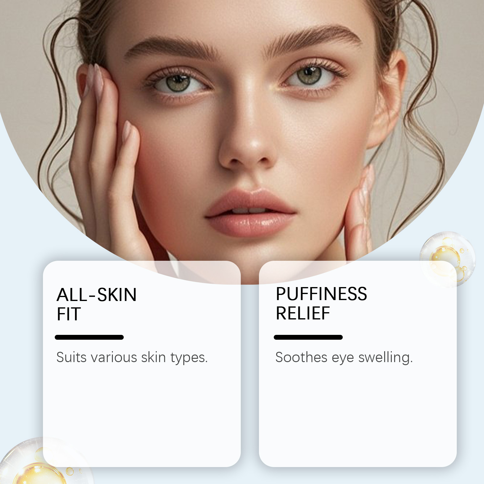 Multi Effect Eye Cream Stick Mild Moisturizing Light Texture Easy Smear Daily Convenient Skin Care For Eye Area