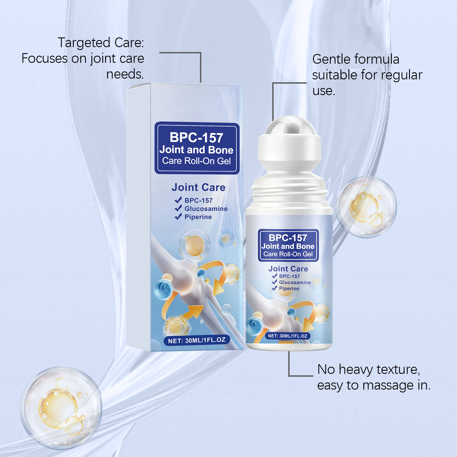 Joint Care Gel Mild Ingredients Gentle Comfort Joint Smoothing Massage Daily Care Gel