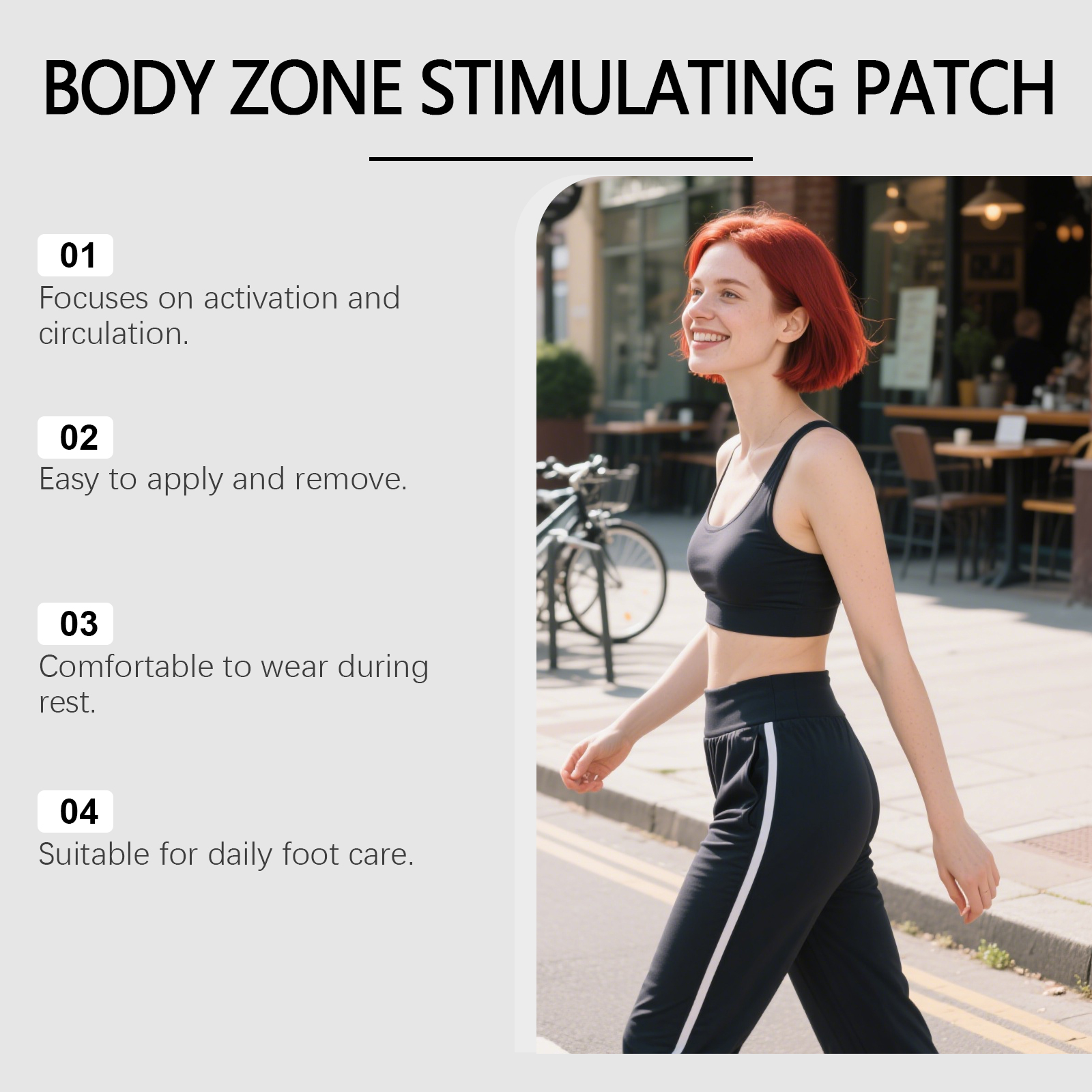 Foot Relief Balance Patch Gentle Care For Fatigued Lower Limb Daily Body Relaxation