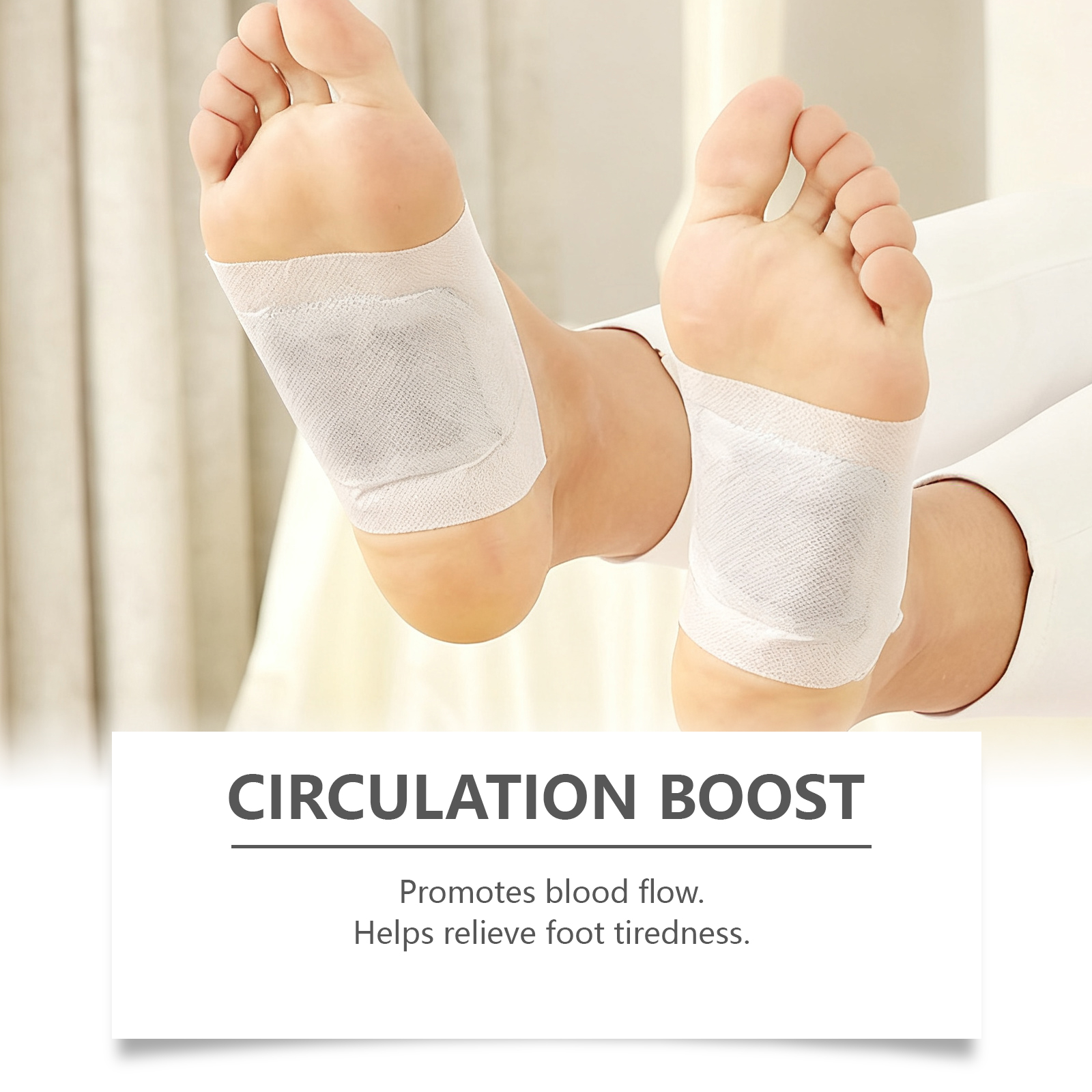 Foot Relief Balance Patch Gentle Care For Fatigued Lower Limb Daily Body Relaxation