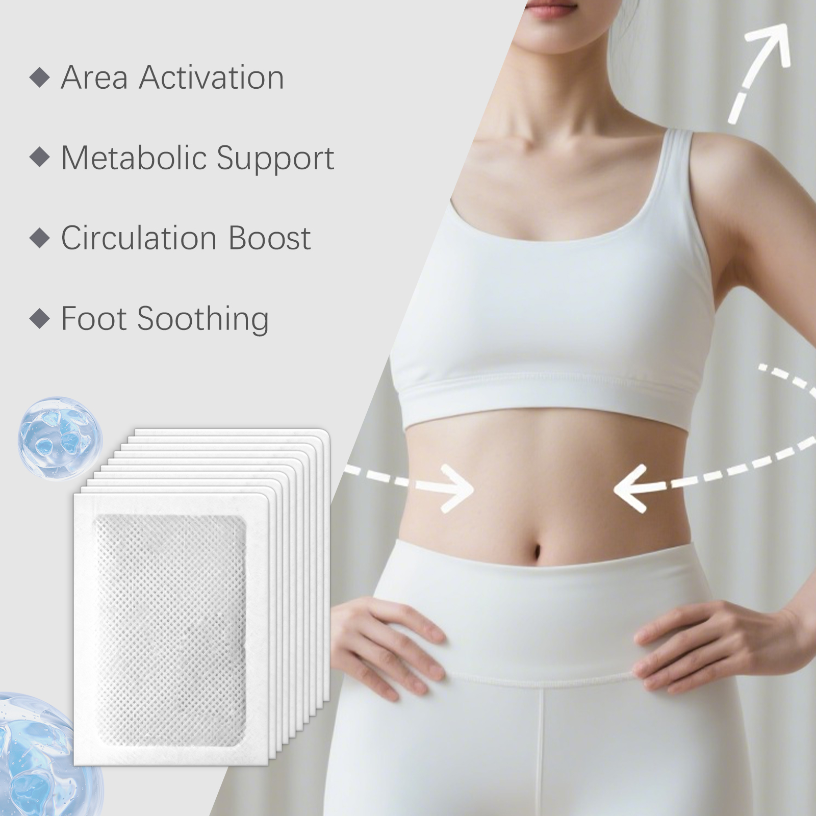 Foot Relief Balance Patch Gentle Care For Fatigued Lower Limb Daily Body Relaxation