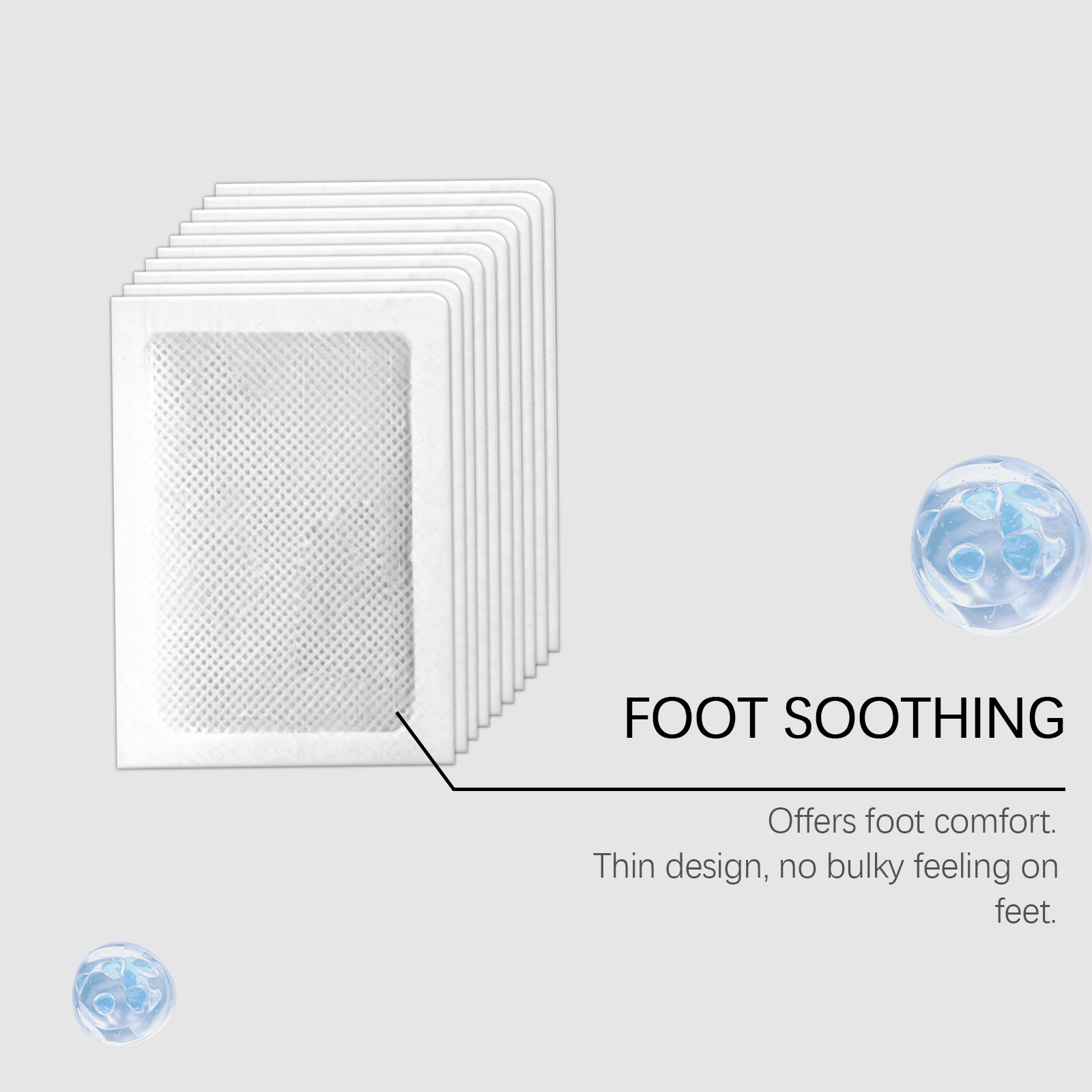 Foot Relief Balance Patch Gentle Care For Fatigued Lower Limb Daily Body Relaxation