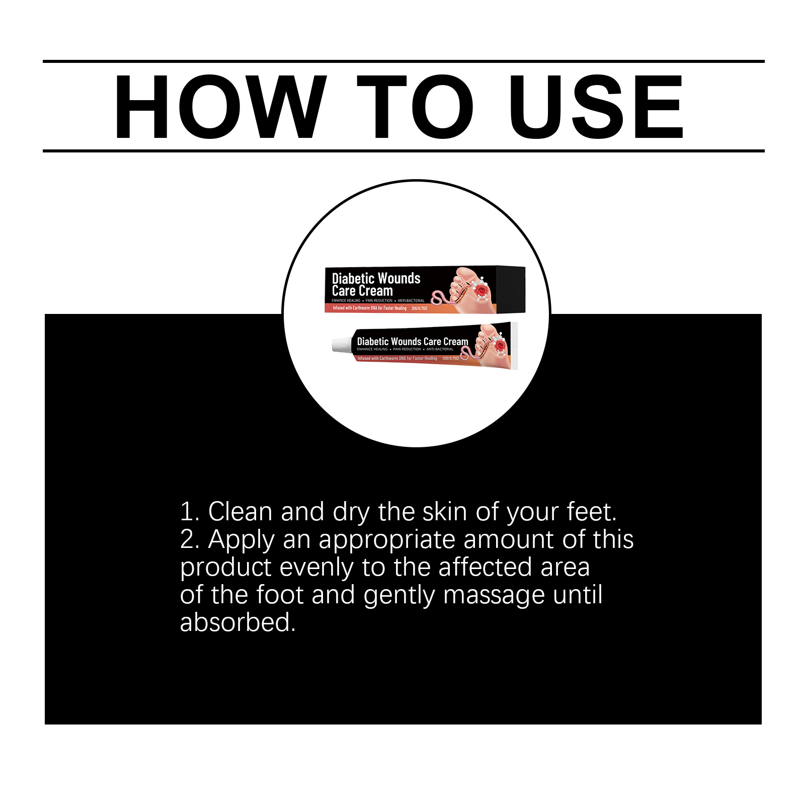 Foot Moisturizing Care Cream Nourishes Heel Skin Improves Roughness Softens Dry Foot Skin