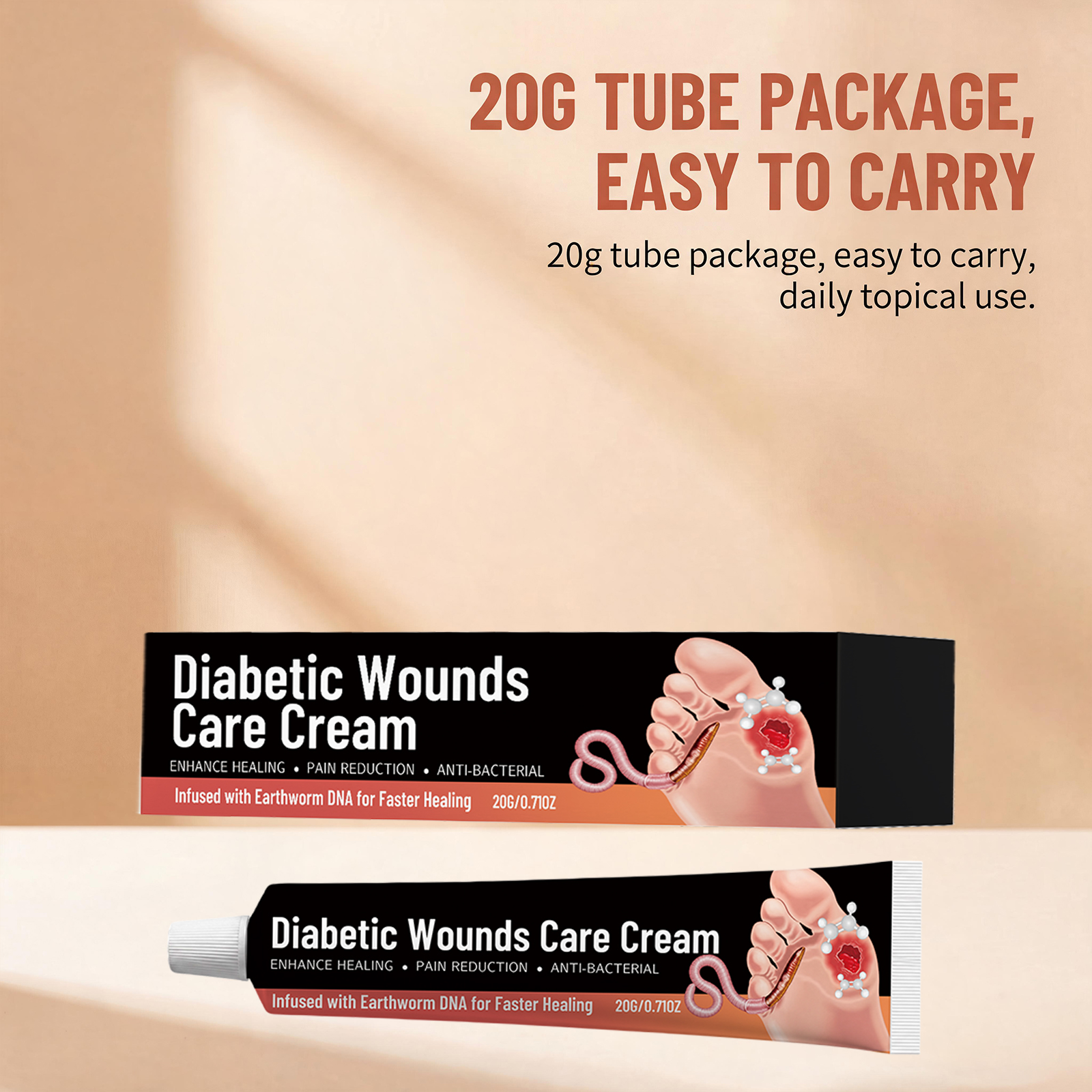 Foot Moisturizing Care Cream Nourishes Heel Skin Improves Roughness Softens Dry Foot Skin