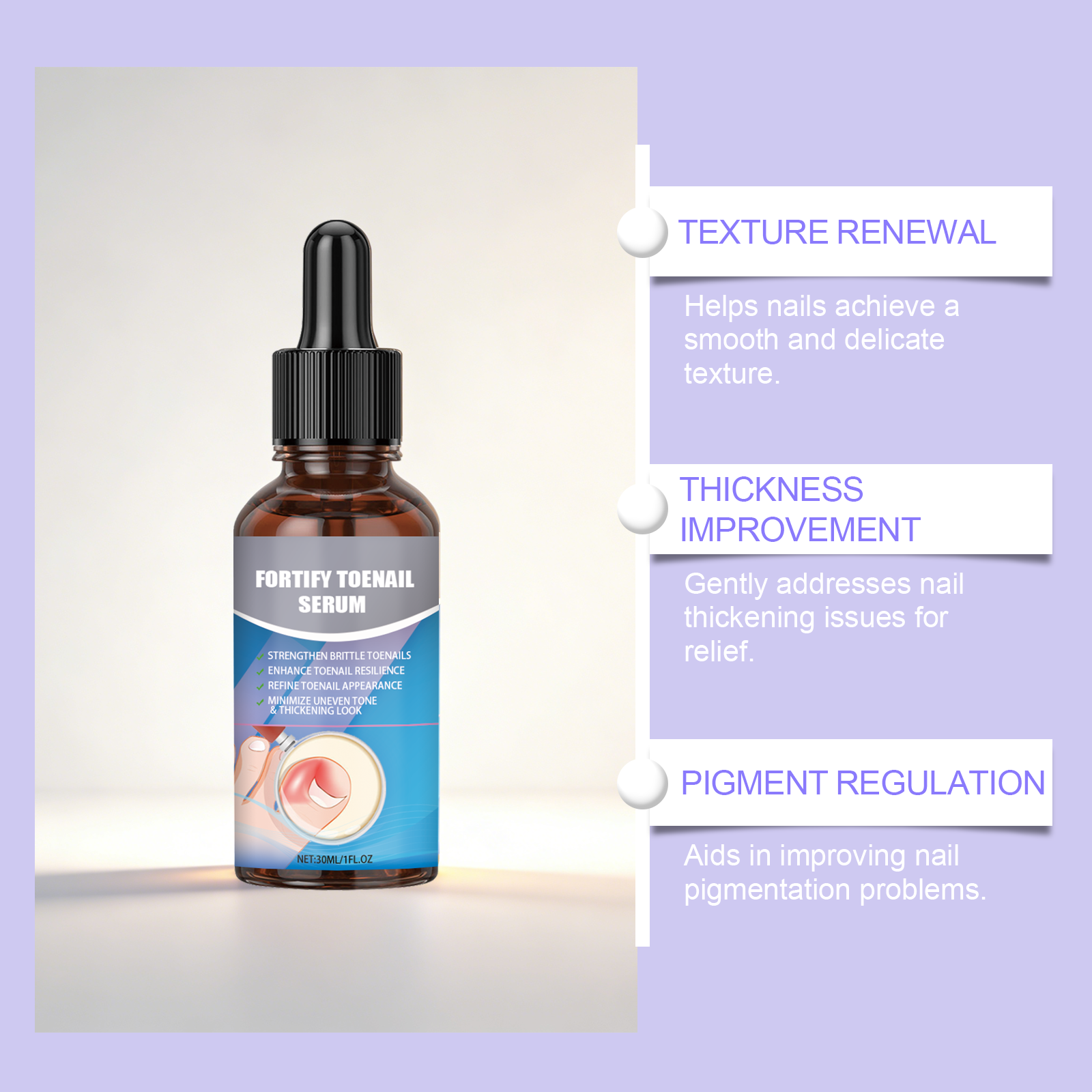 Toenail Care Essence Liquid Soft Bright Nail Surface Toe Mild Moist Daily Care Hand Foot Essence