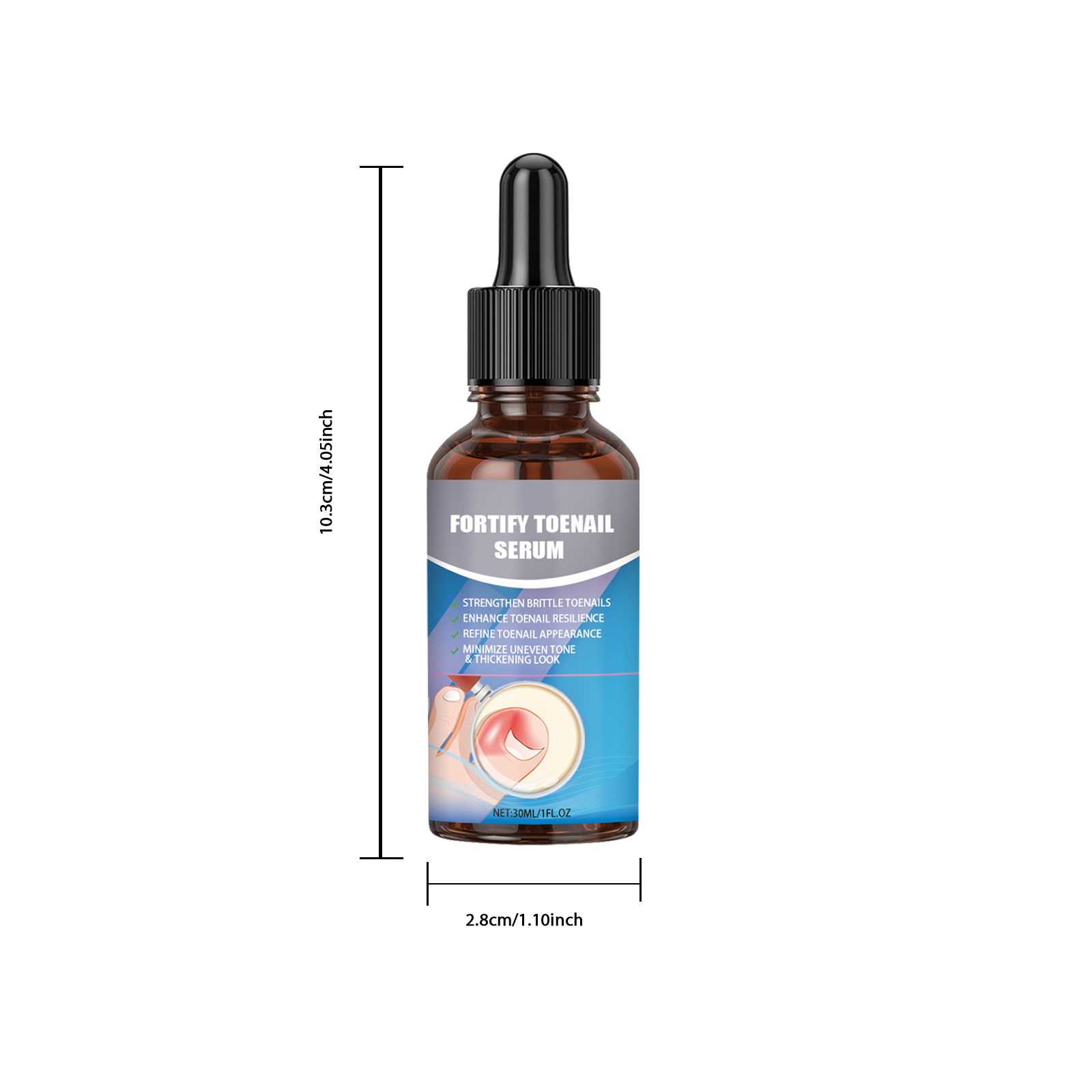 Toenail Care Essence Liquid Soft Bright Nail Surface Toe Mild Moist Daily Care Hand Foot Essence
