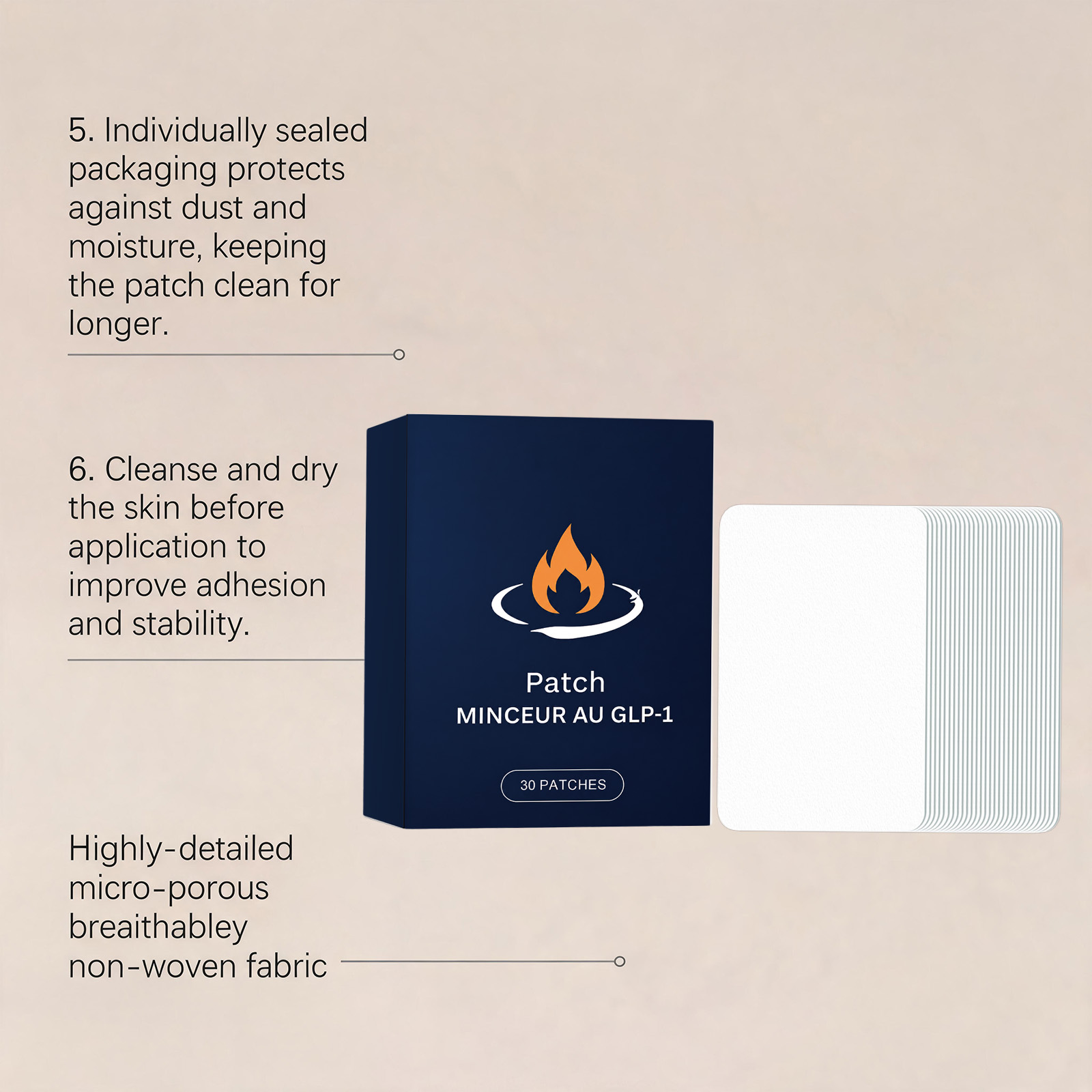 Body Care Patch Extract Plant Essence Light Breathable Tearable Nonstuffing Skinfriendly External Application Skin Fit