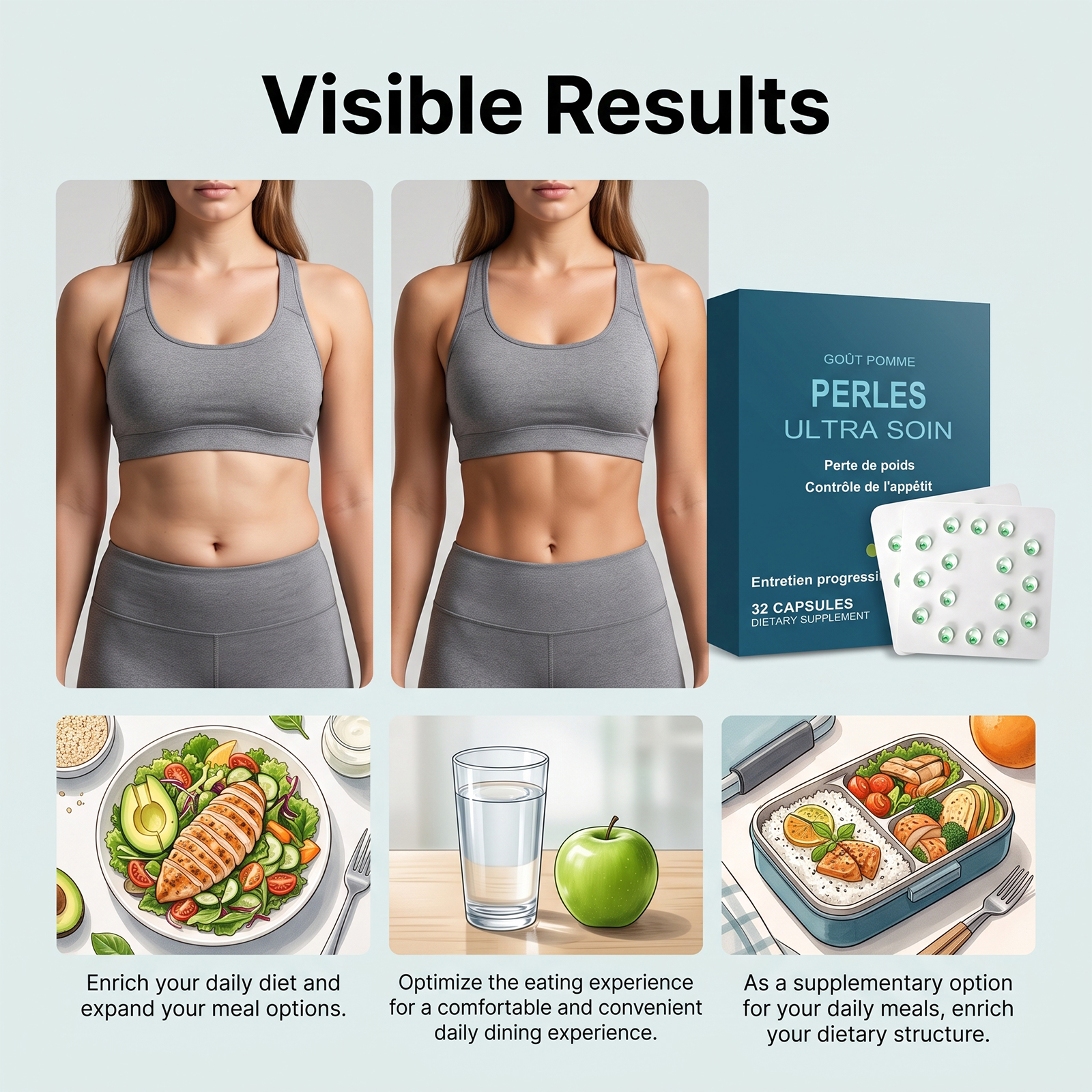 Body Burst Pills Mild Ingredients Shape Figure Light Comfort Daily Convenient Care Pellets