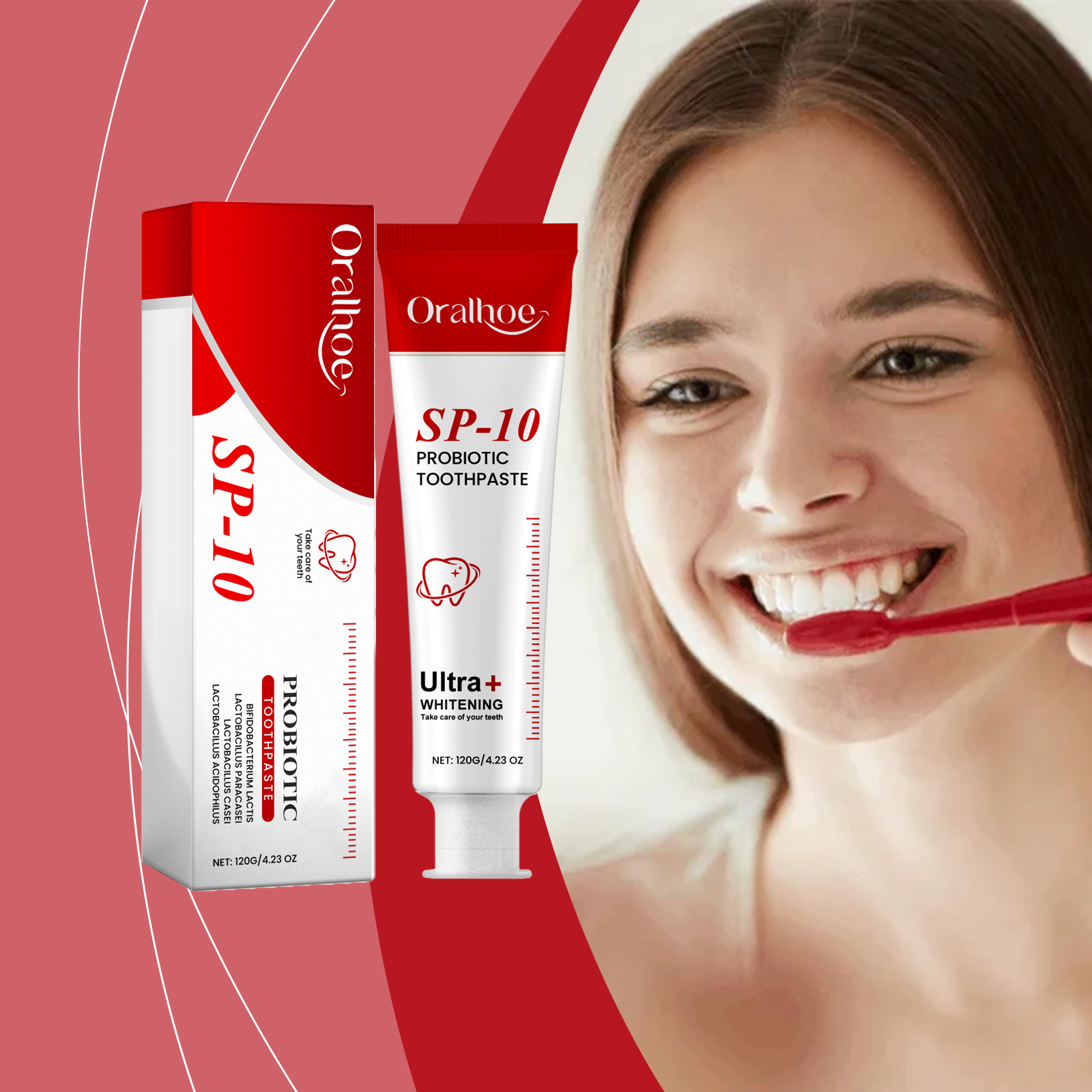 Probiotic Toothpaste Gentle Cleansing Protects Teeth Reduces Stains Long Lasting Oral Care