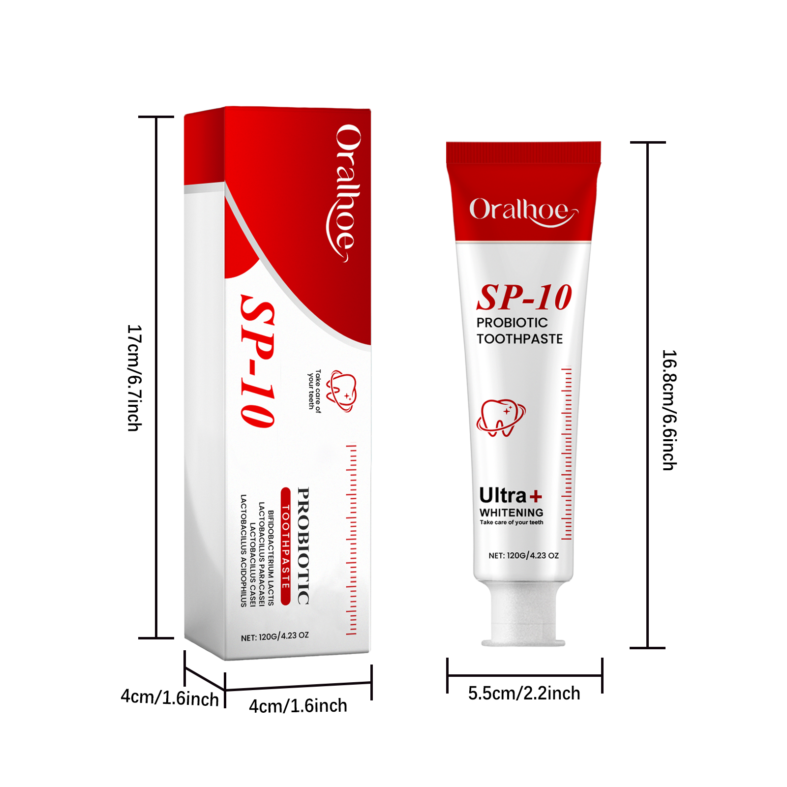 Probiotic Toothpaste Gentle Cleansing Protects Teeth Reduces Stains Long Lasting Oral Care