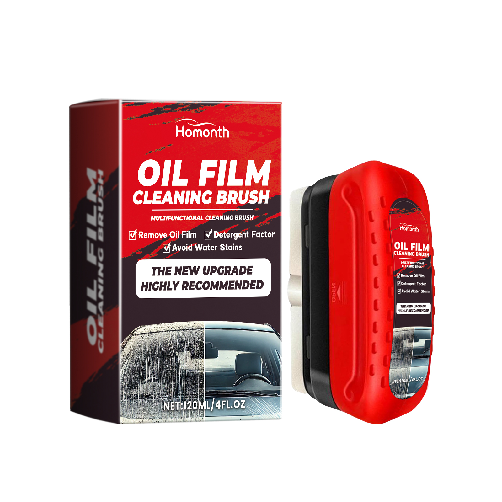 Car Windshield Cleaner Windshield Renovation Decontamination Cleaning Oil Film Remover For Auto Windshield