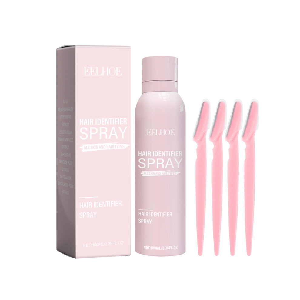 Spray Hair Identification For Face Shaving Skin Dermaplaning Tool Women Clean Pink