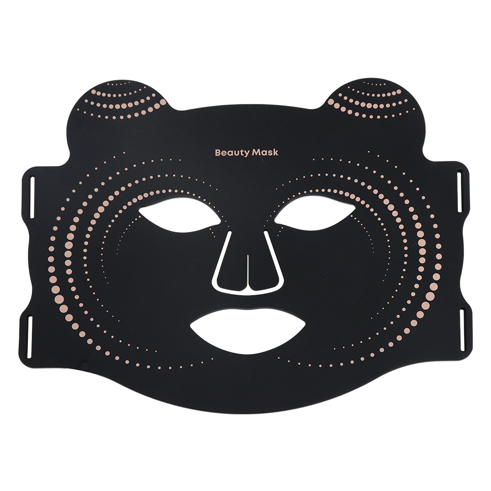 Silicone LED Beauty Mask Red Blue Infrared Light Photon Facial Mask Light Infrared Therapy Mask At-Home Skin Care Repair Skin Device