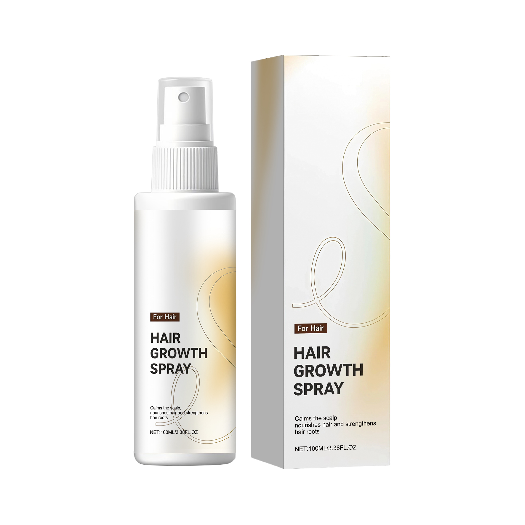 Hair Care Spray 100ml Nourish Scalp Strengthen Hair Roots Repair Damage Promote Growth Gentle Moisturizing Hair Care Essence ﻿