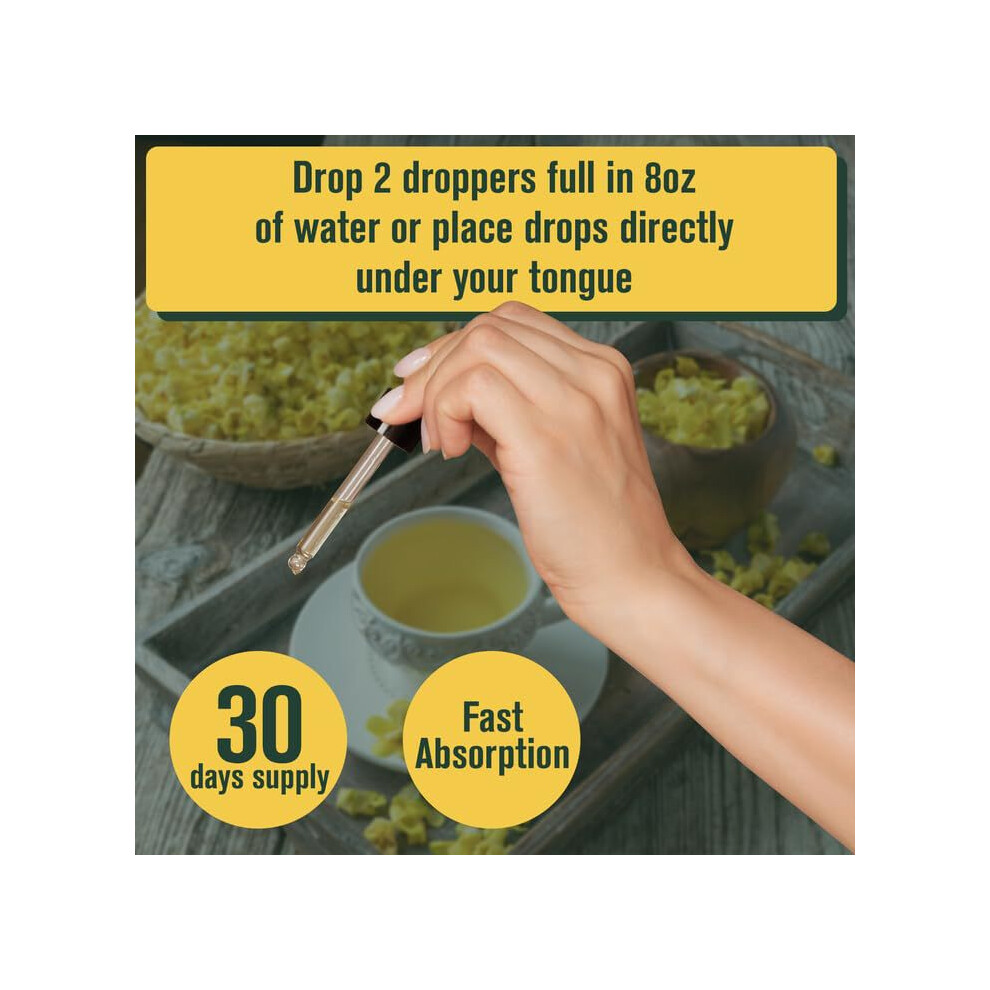 Leaf Extract for Lungs Mullein Drops for Lungs Natural Mullein Leaf Drops for Smokers Cleanse Respiratory Function for Lungs Detox Healthcare Supplement